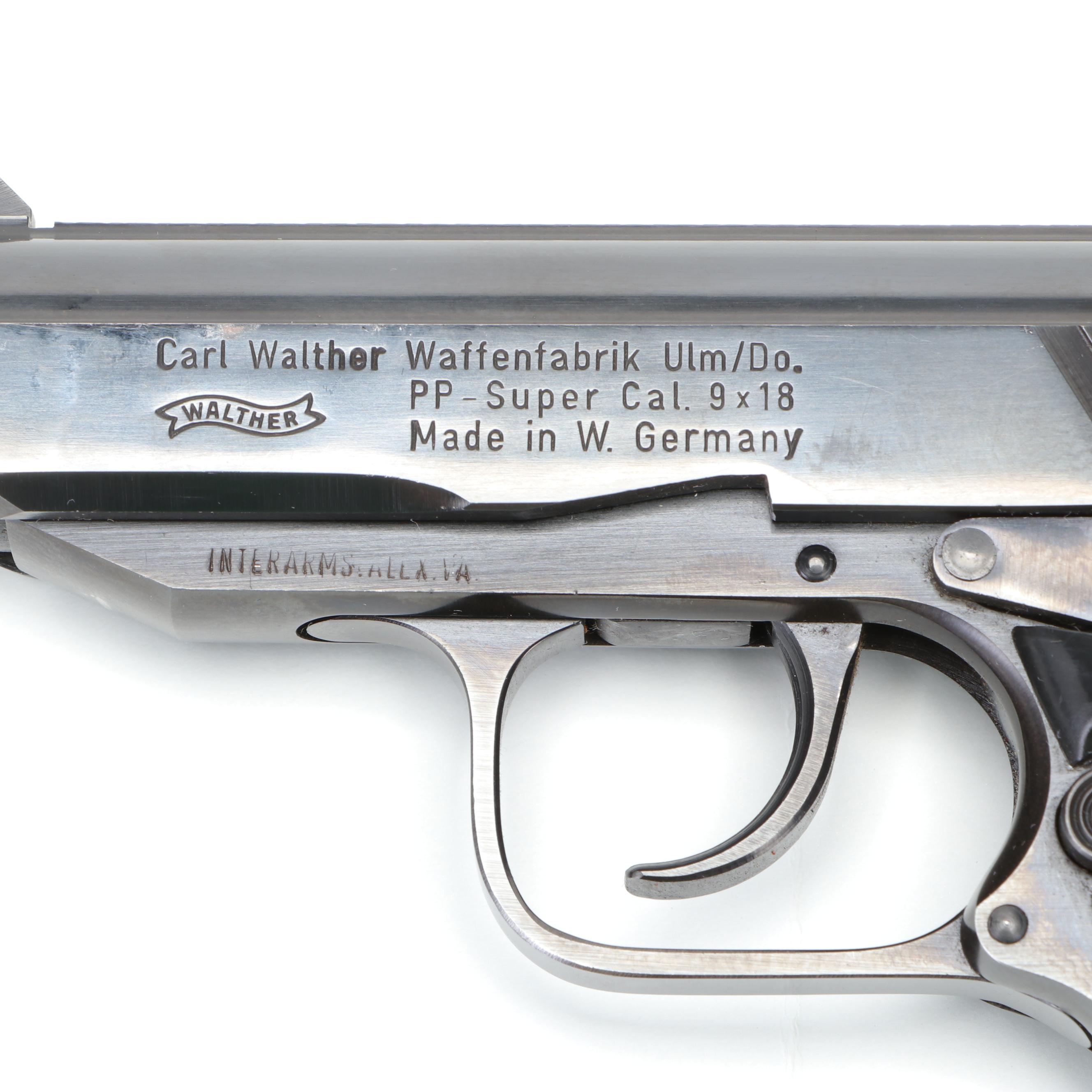 Walther PP Super 9x18 Handgun