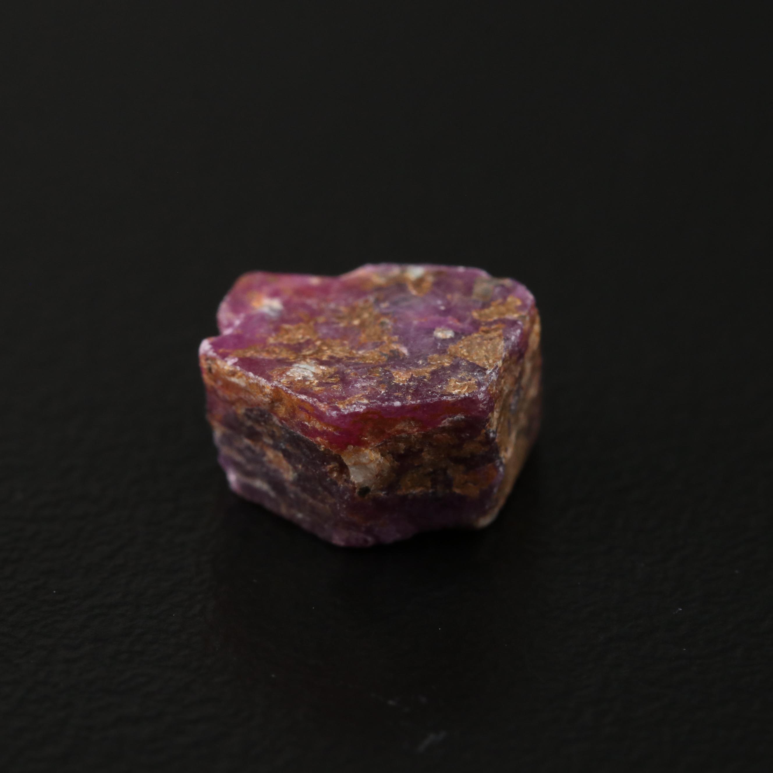 Loose 8.01 CT Rough Corundum