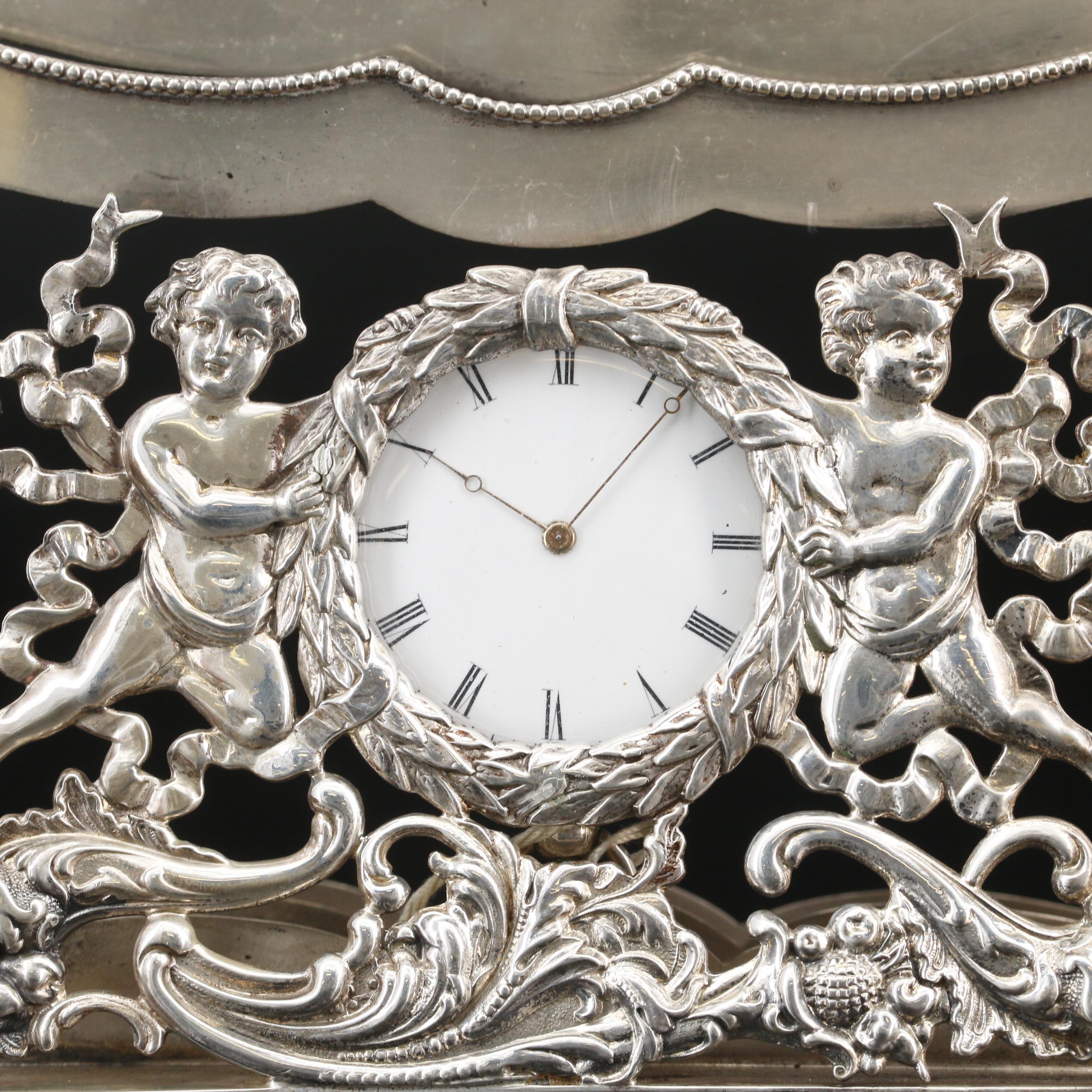 Bordier 800 Silver Pocket Watch and Tiffany & Co. Sterling Silver Letter Holder