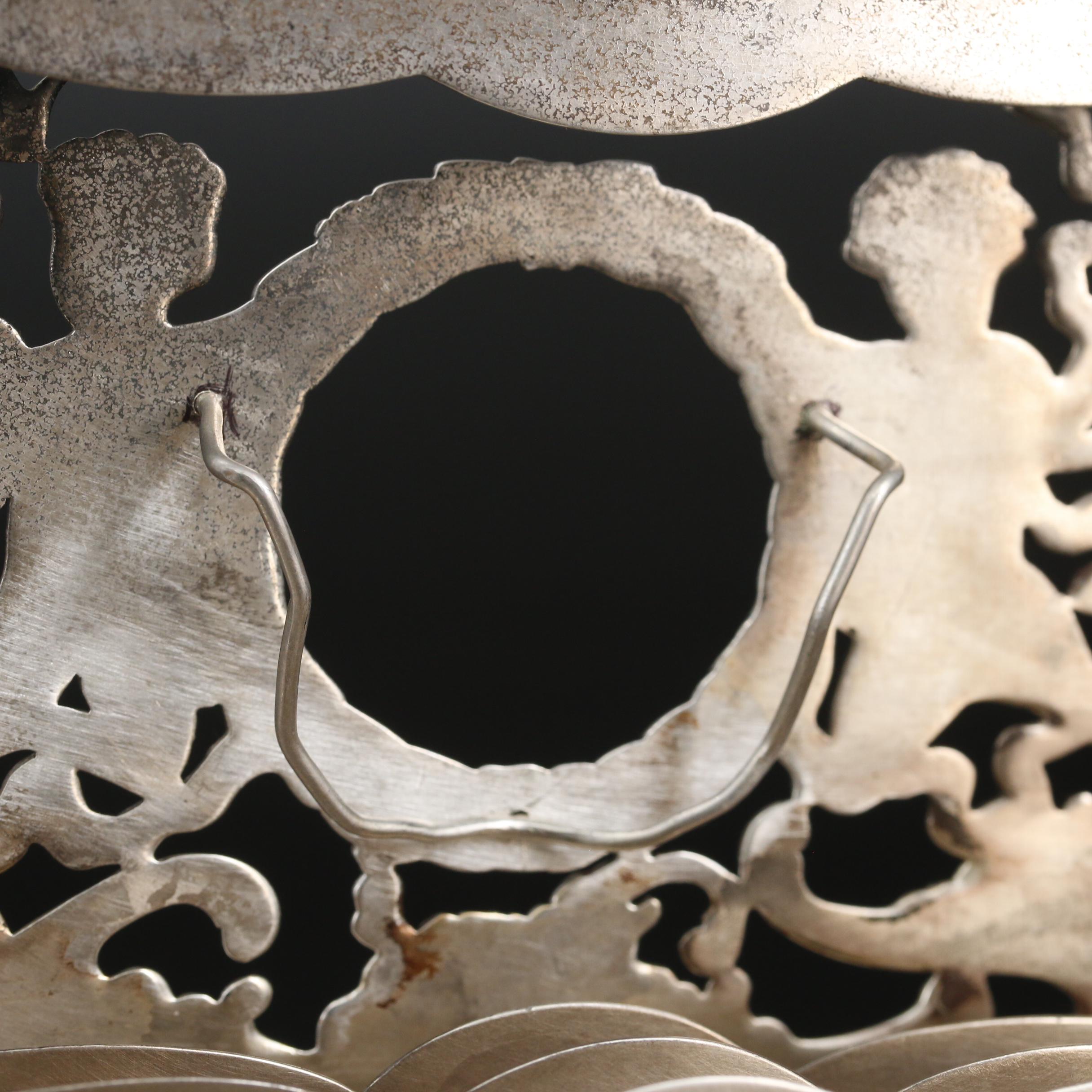 Bordier 800 Silver Pocket Watch and Tiffany & Co. Sterling Silver Letter Holder