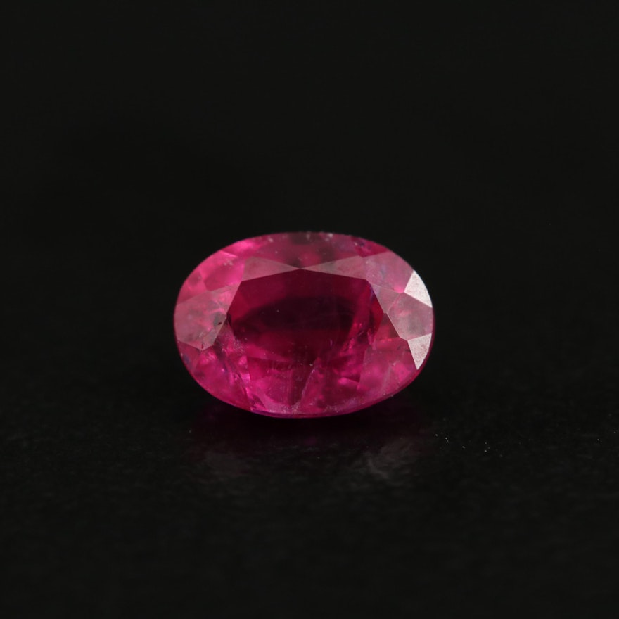 Loose 1.08 CT Synthetic Ruby