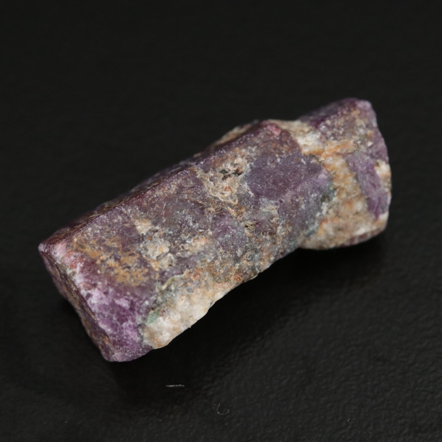 Loose 34.83 CT Rought Corundum with Marble Matrix