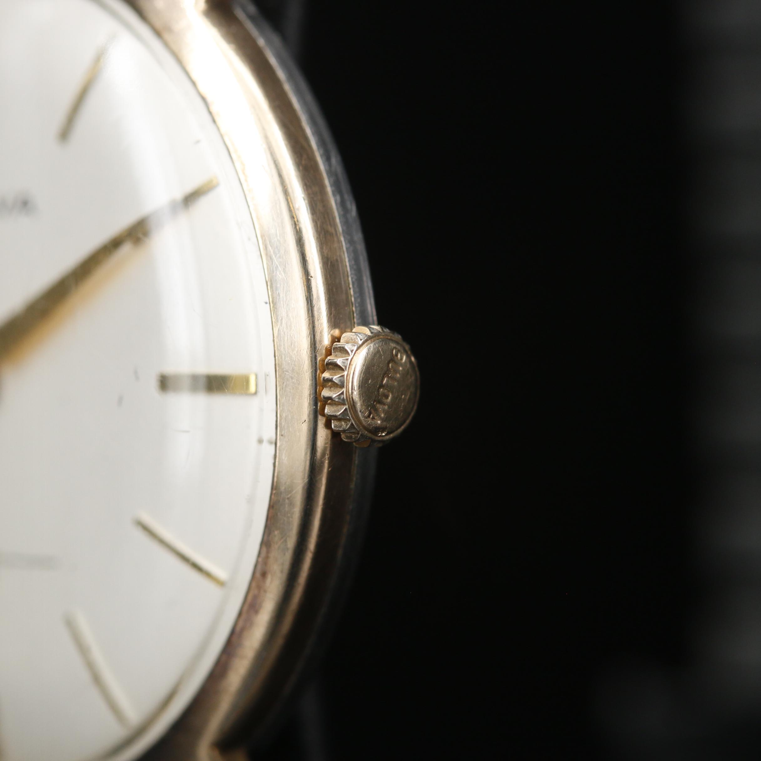 Bulova President Rolled Gold Plate Stem Wind Watch, Vintage