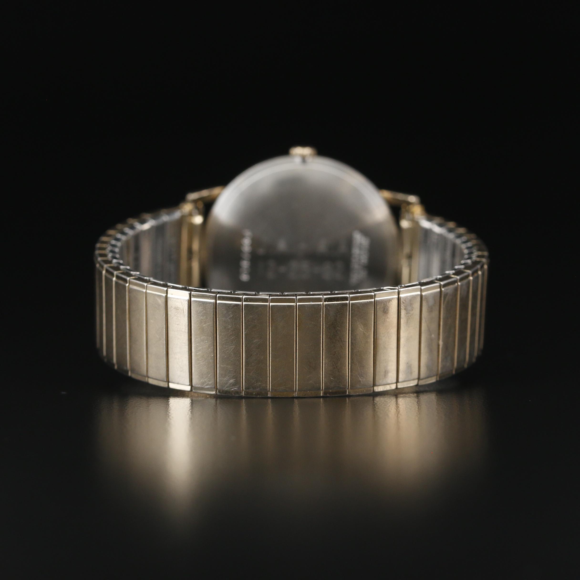 Bulova President Rolled Gold Plate Stem Wind Watch, Vintage