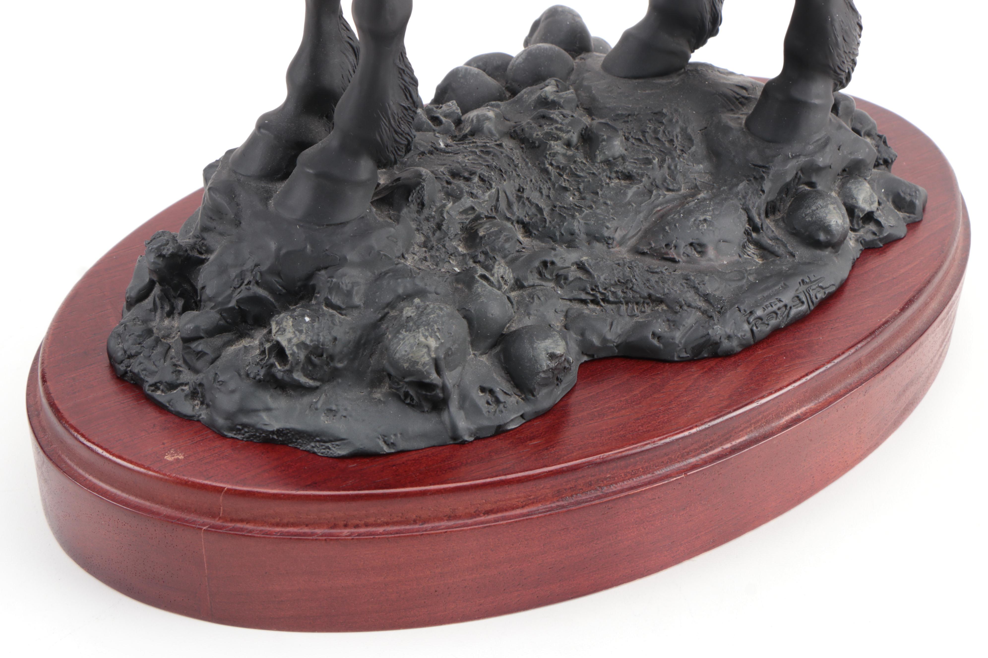 Randy Bowen "Death Dealer" Cast Resin Figurine after Frank Frazetta, 1997