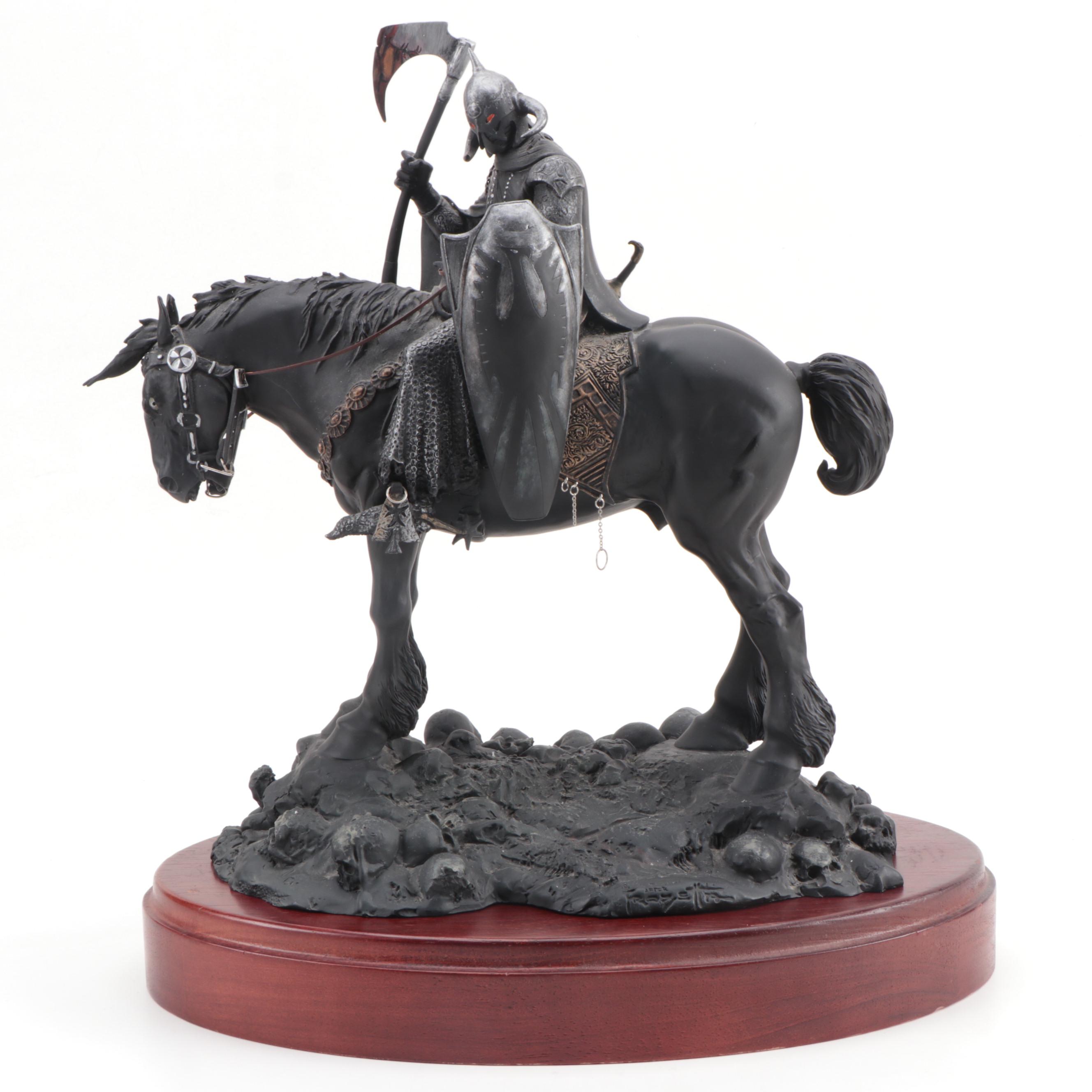 Randy Bowen "Death Dealer" Cast Resin Figurine after Frank Frazetta, 1997