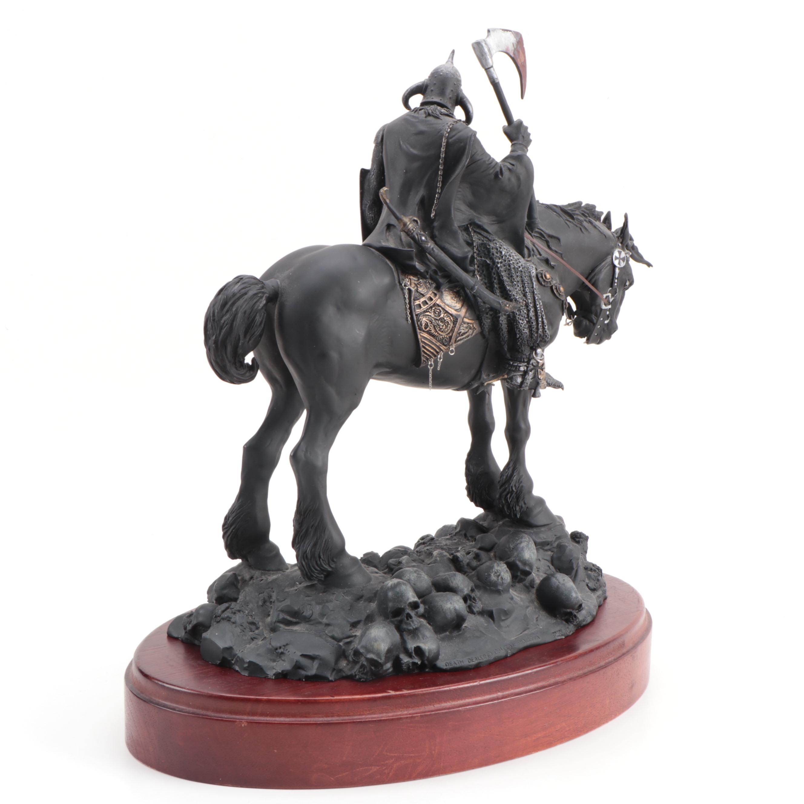 Randy Bowen "Death Dealer" Cast Resin Figurine after Frank Frazetta, 1997