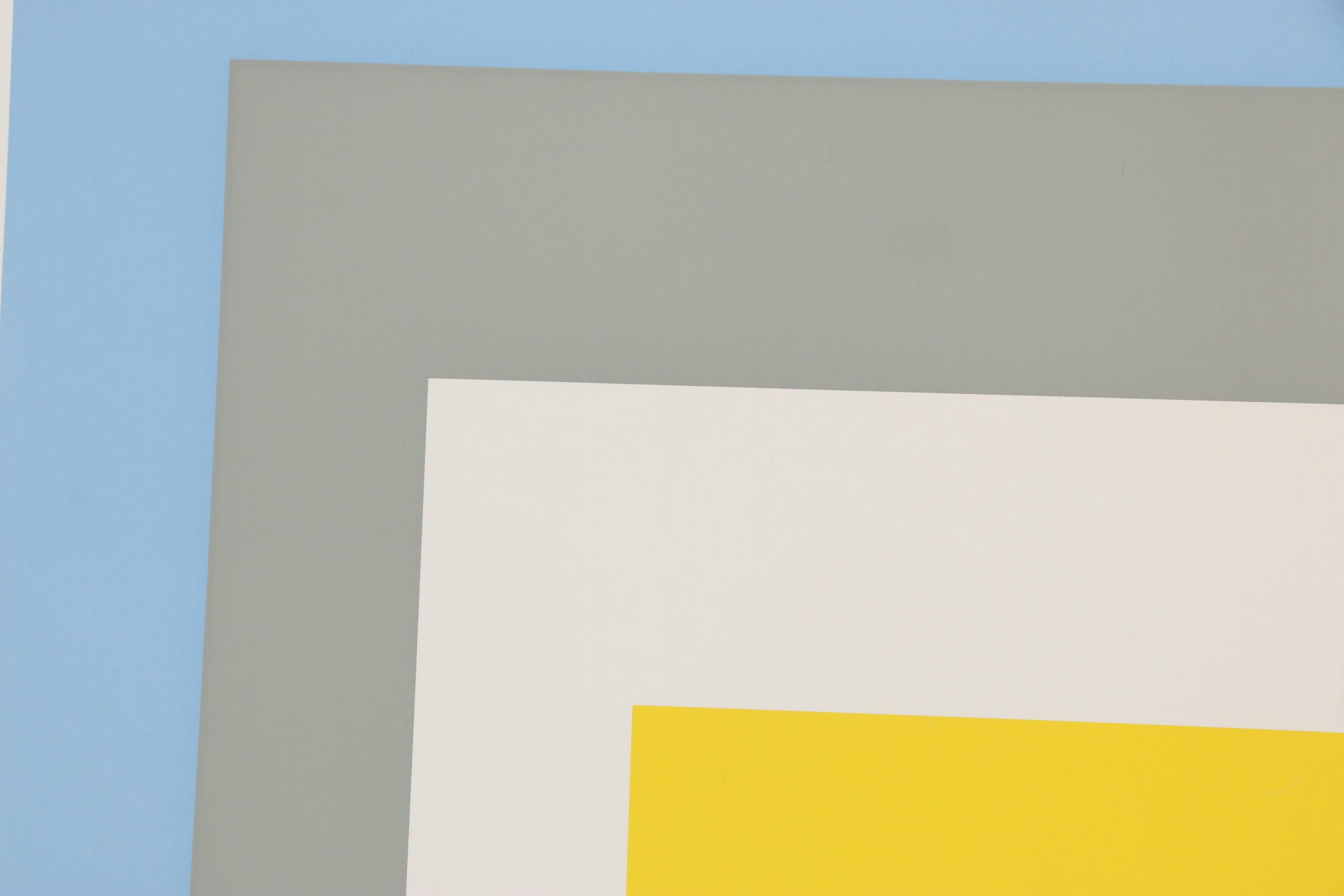 Serigraph Exhibition Poster for Josef Albers at Whitney Museum of American Art