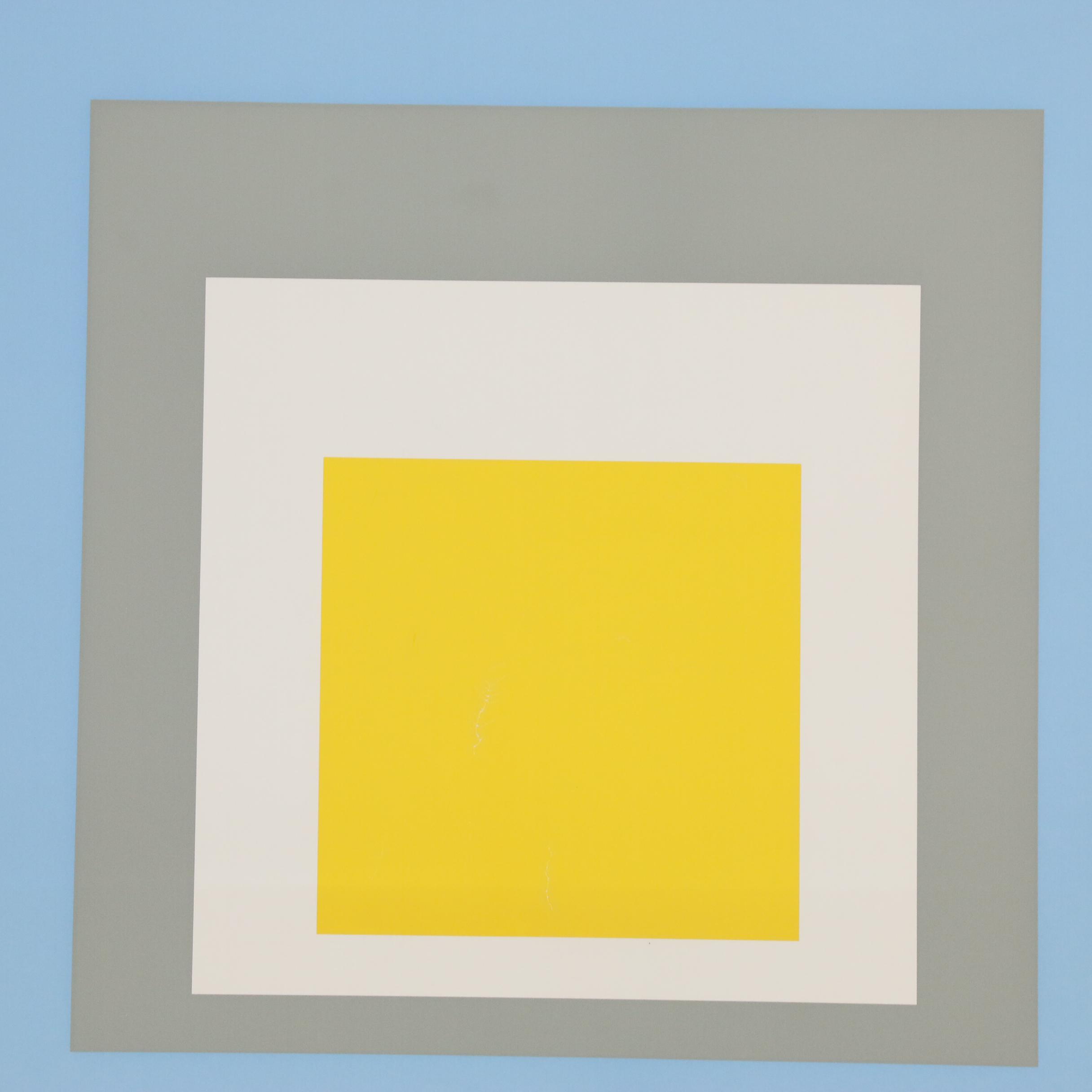 Serigraph Exhibition Poster for Josef Albers at Whitney Museum of American Art