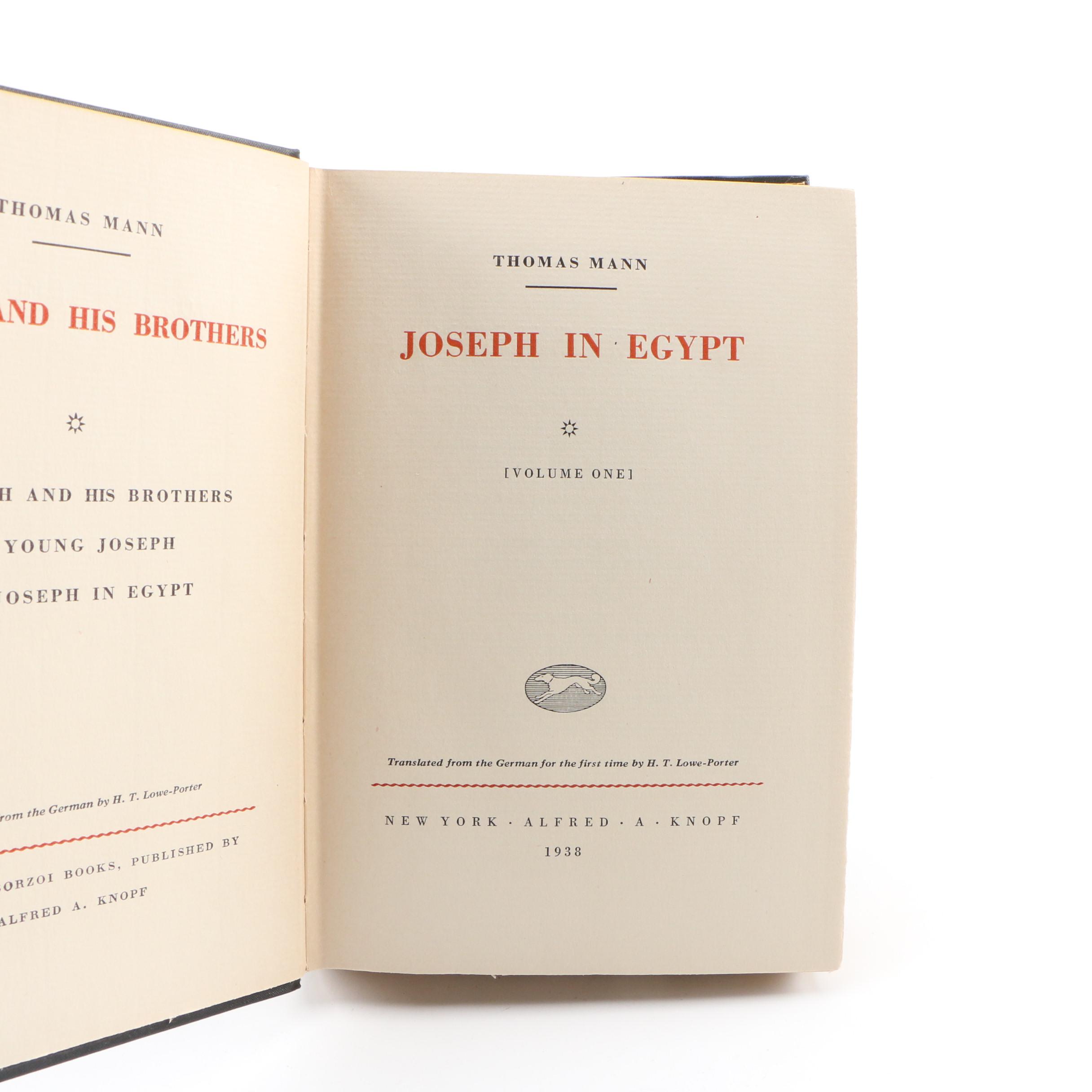 Thomas Mann First American Edition, First Printing "Dr. Faustus" and More