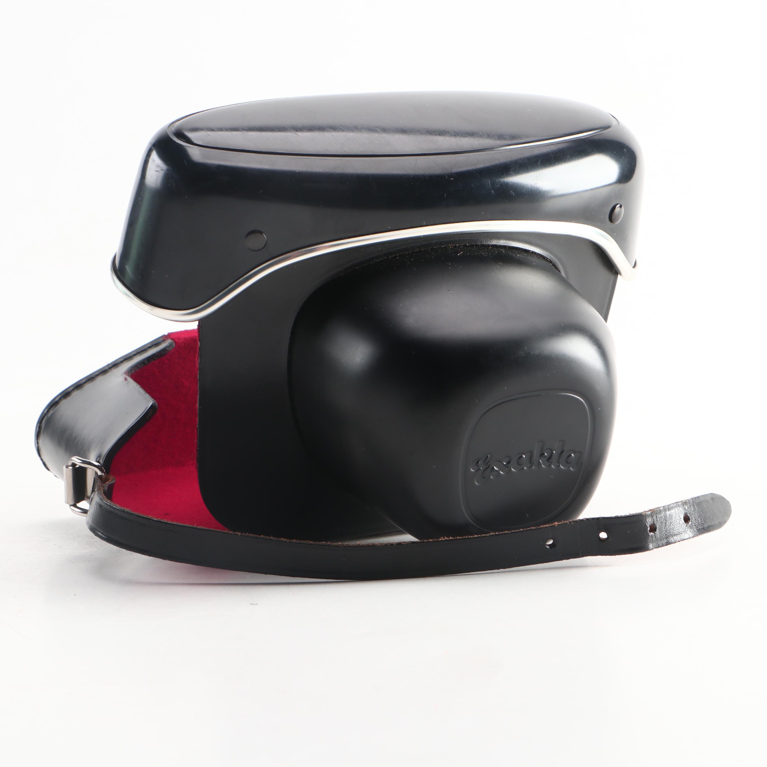 Ihagee Exakta VX IIa SLR 35mm Camera, Carrying Case, and Box, 1957-1961