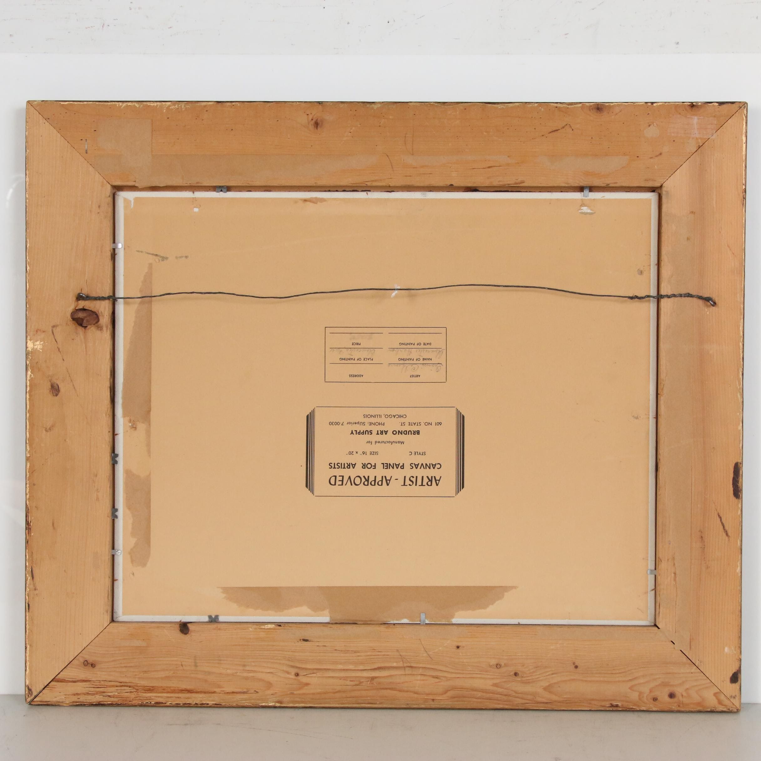 Gianni Cilfone Oil Painting "Gloucester Harbor"