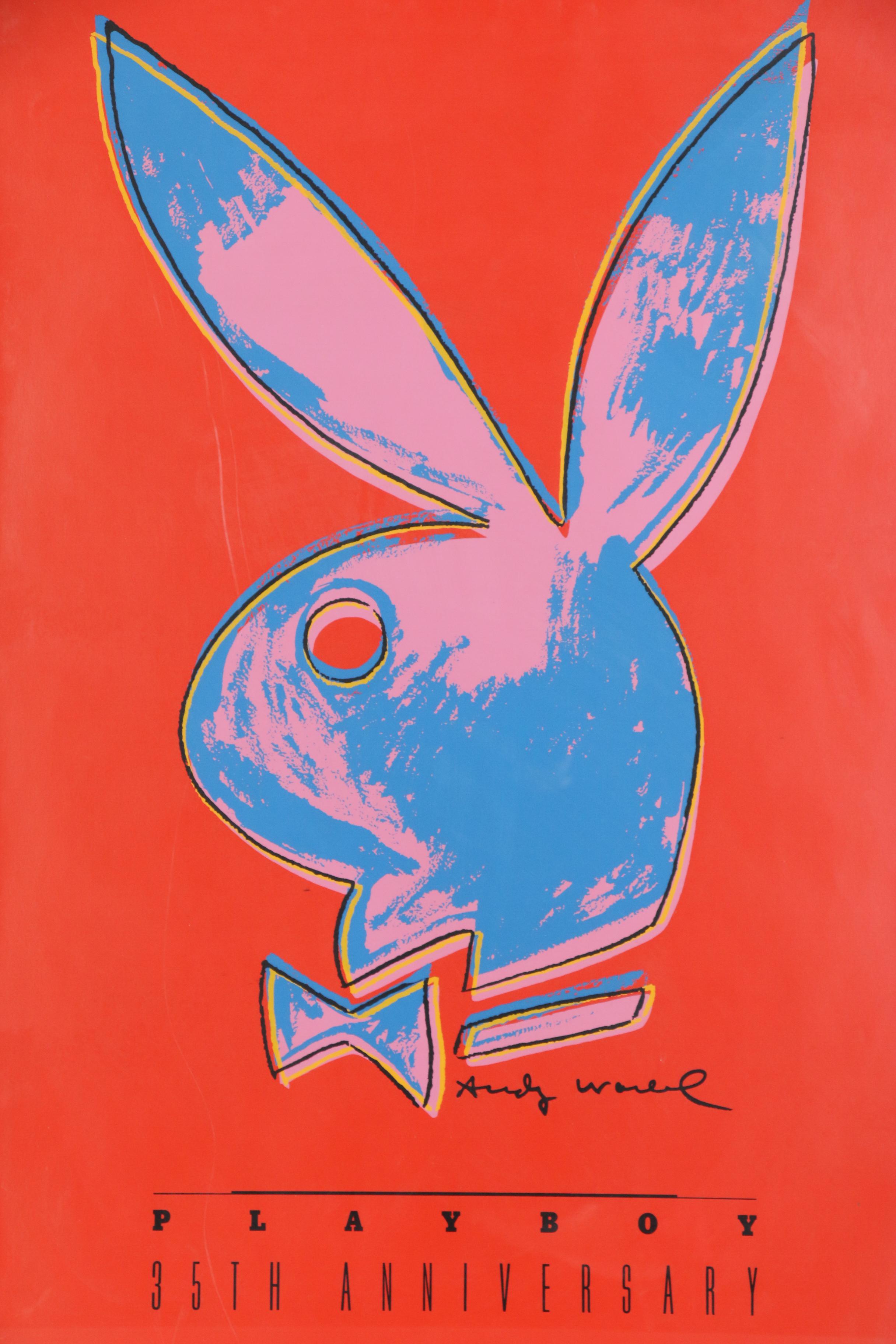 Serigraph Designed by Andy Warhol for "Playboy" 35th Anniversary