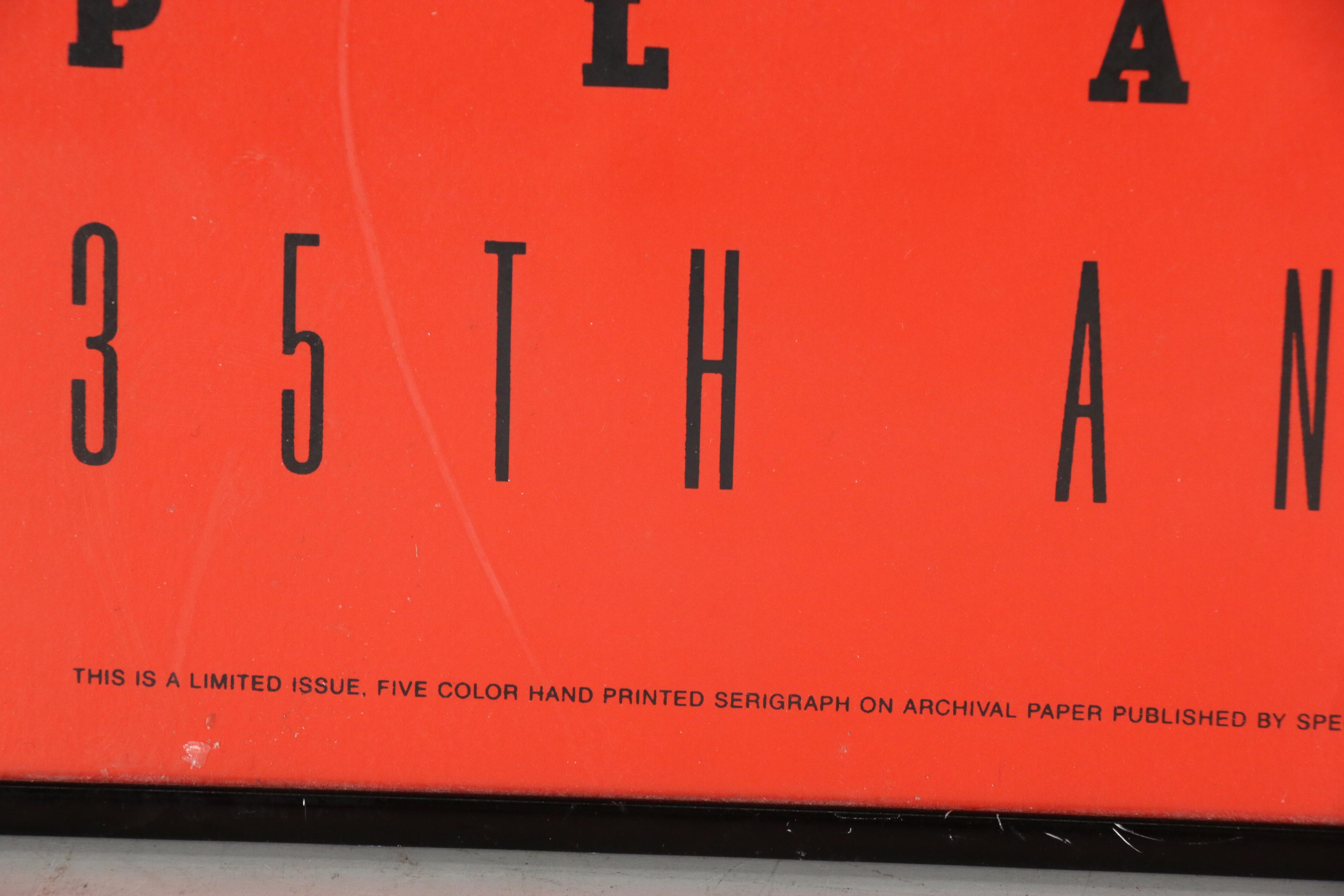 Serigraph Designed by Andy Warhol for "Playboy" 35th Anniversary