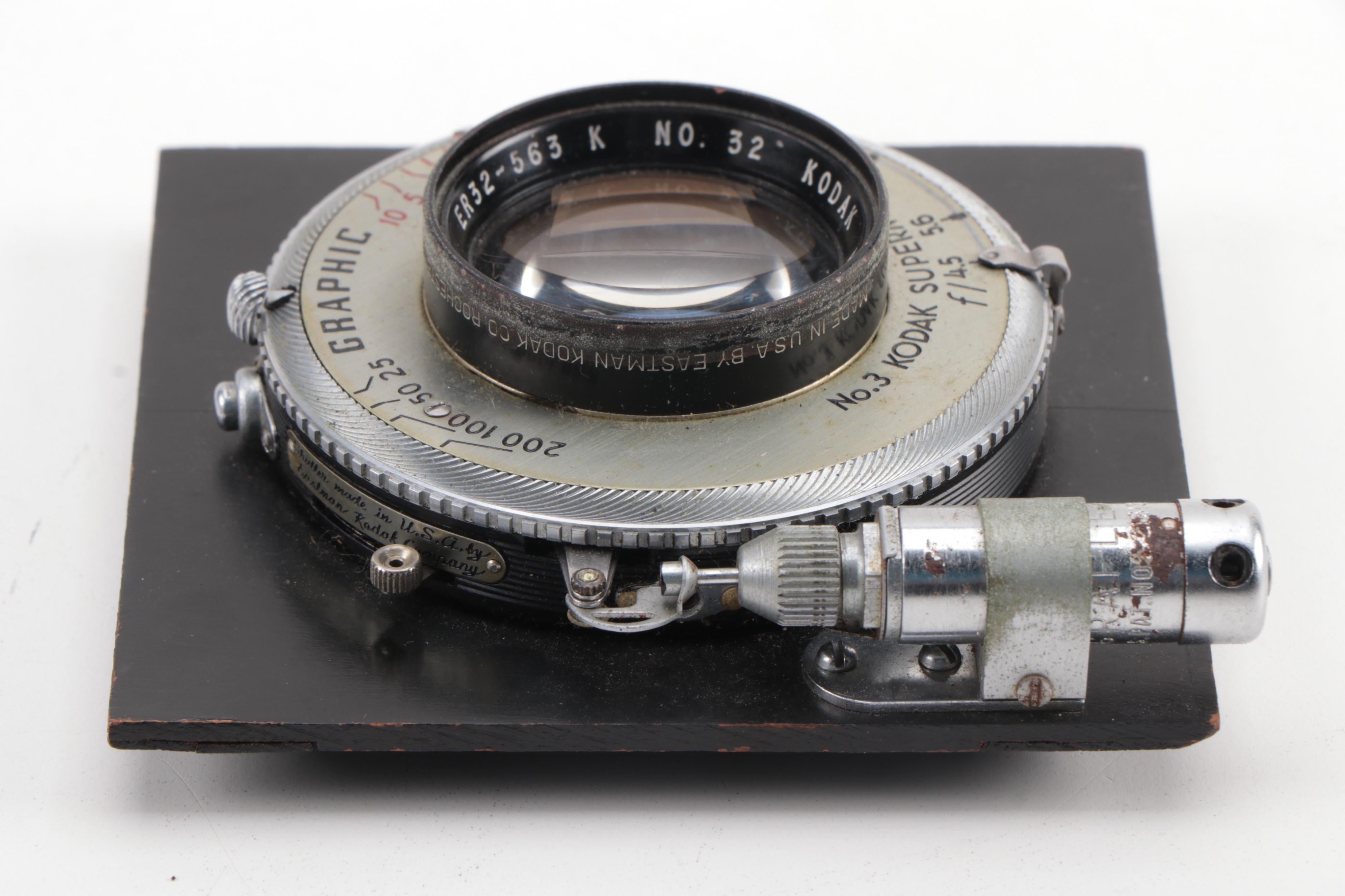 Kodak Anastigmat and Ektar Supermatic Shutter Lenses, Mid-20th Century