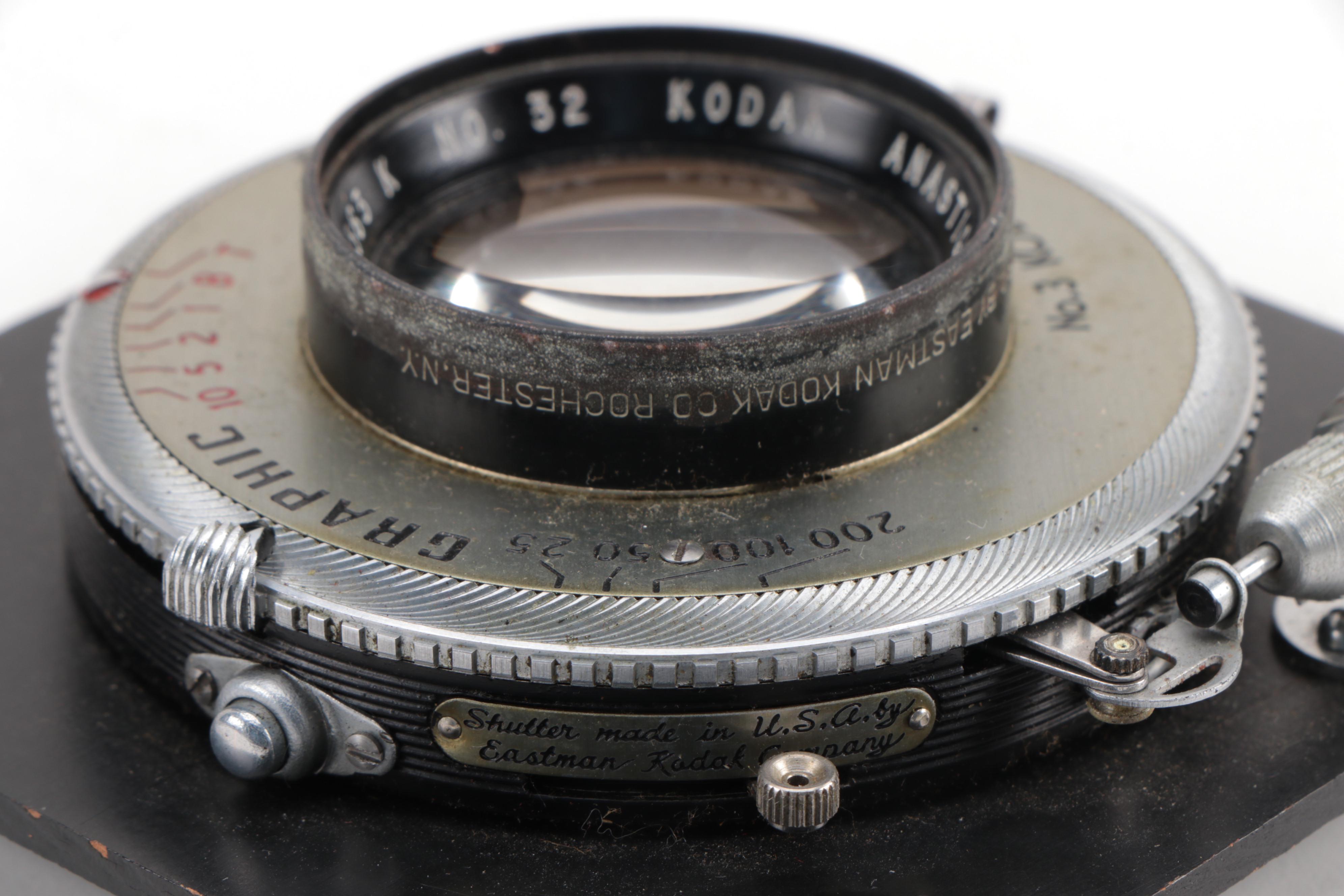 Kodak Anastigmat and Ektar Supermatic Shutter Lenses, Mid-20th Century