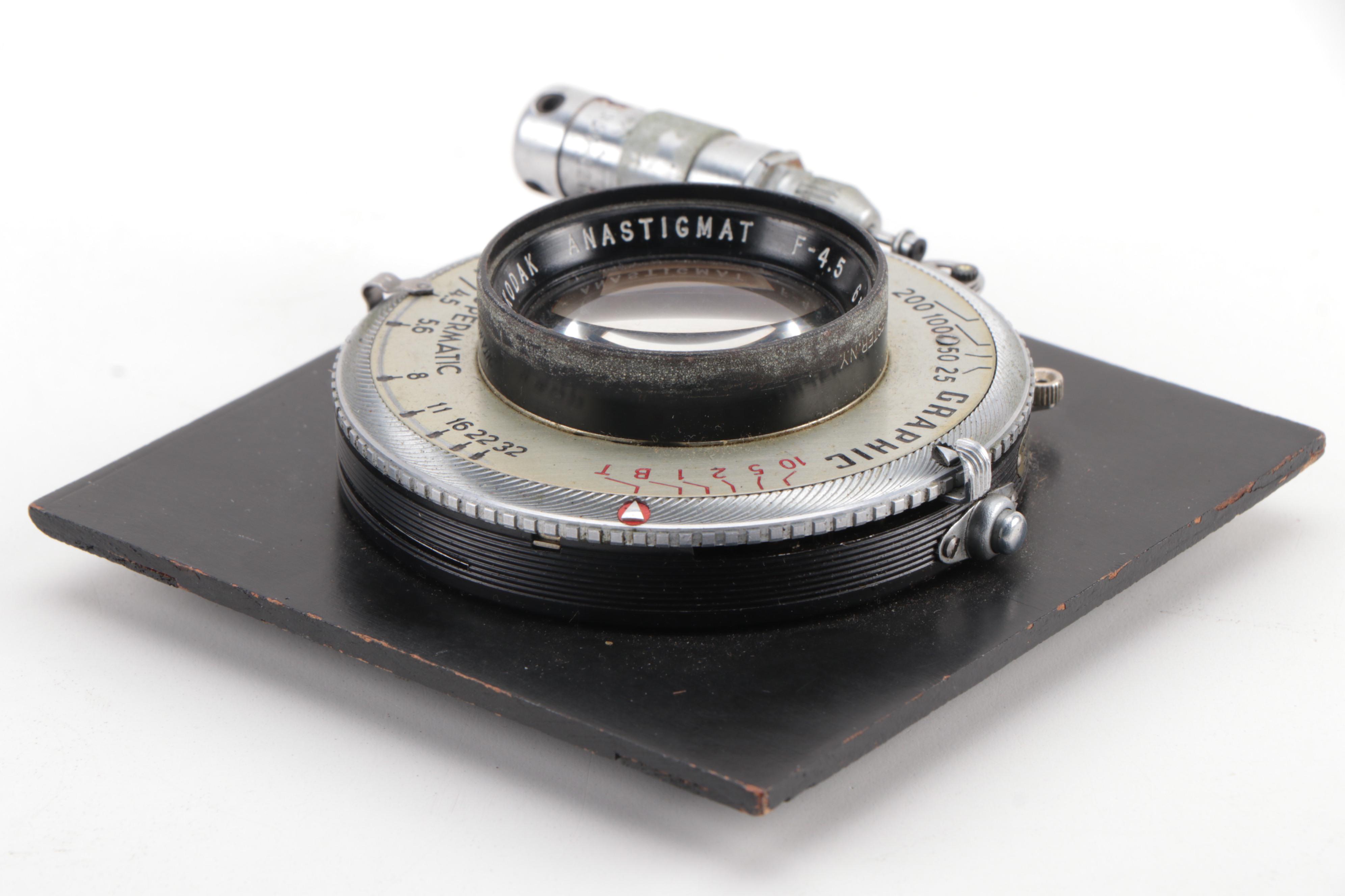 Kodak Anastigmat and Ektar Supermatic Shutter Lenses, Mid-20th Century