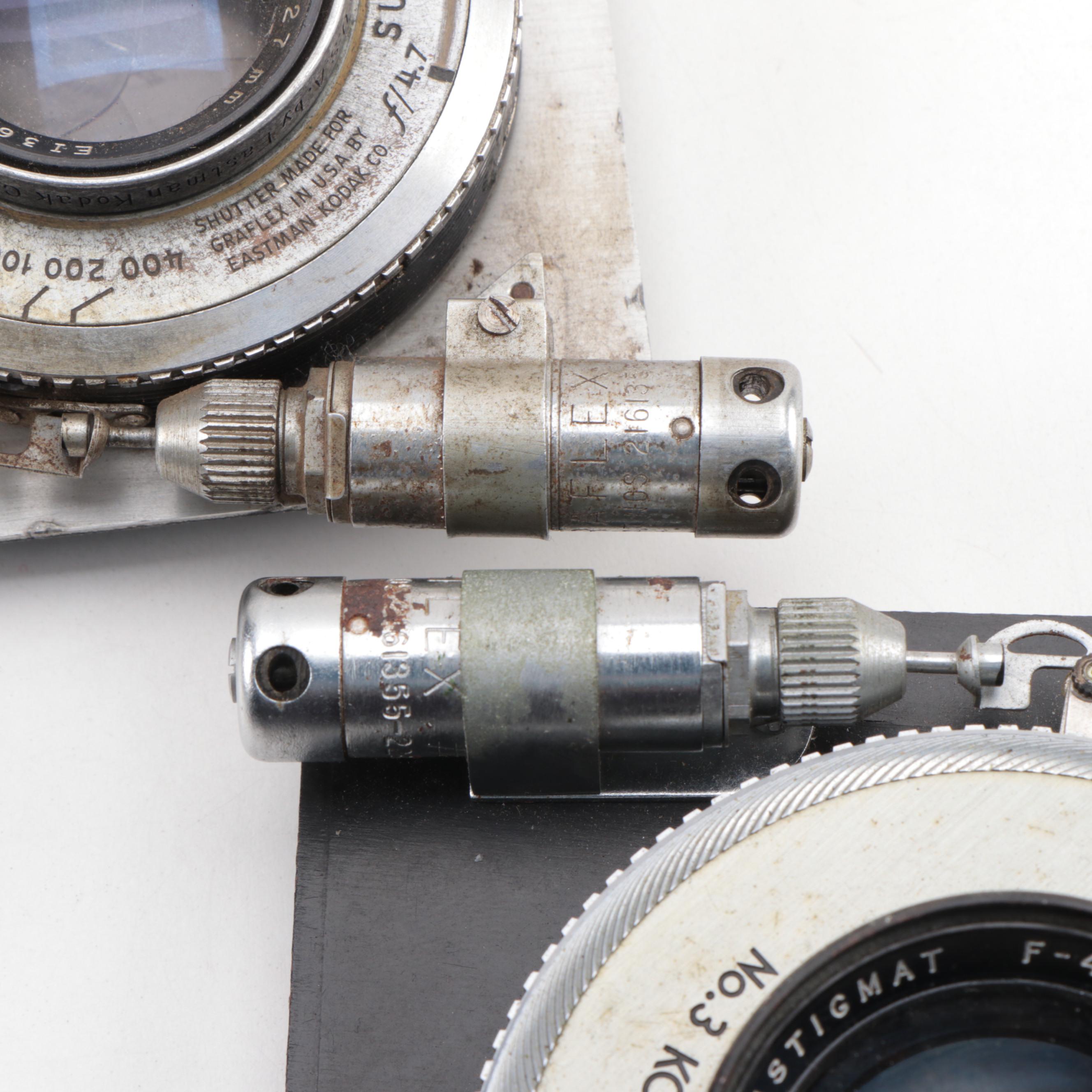 Kodak Anastigmat and Ektar Supermatic Shutter Lenses, Mid-20th Century