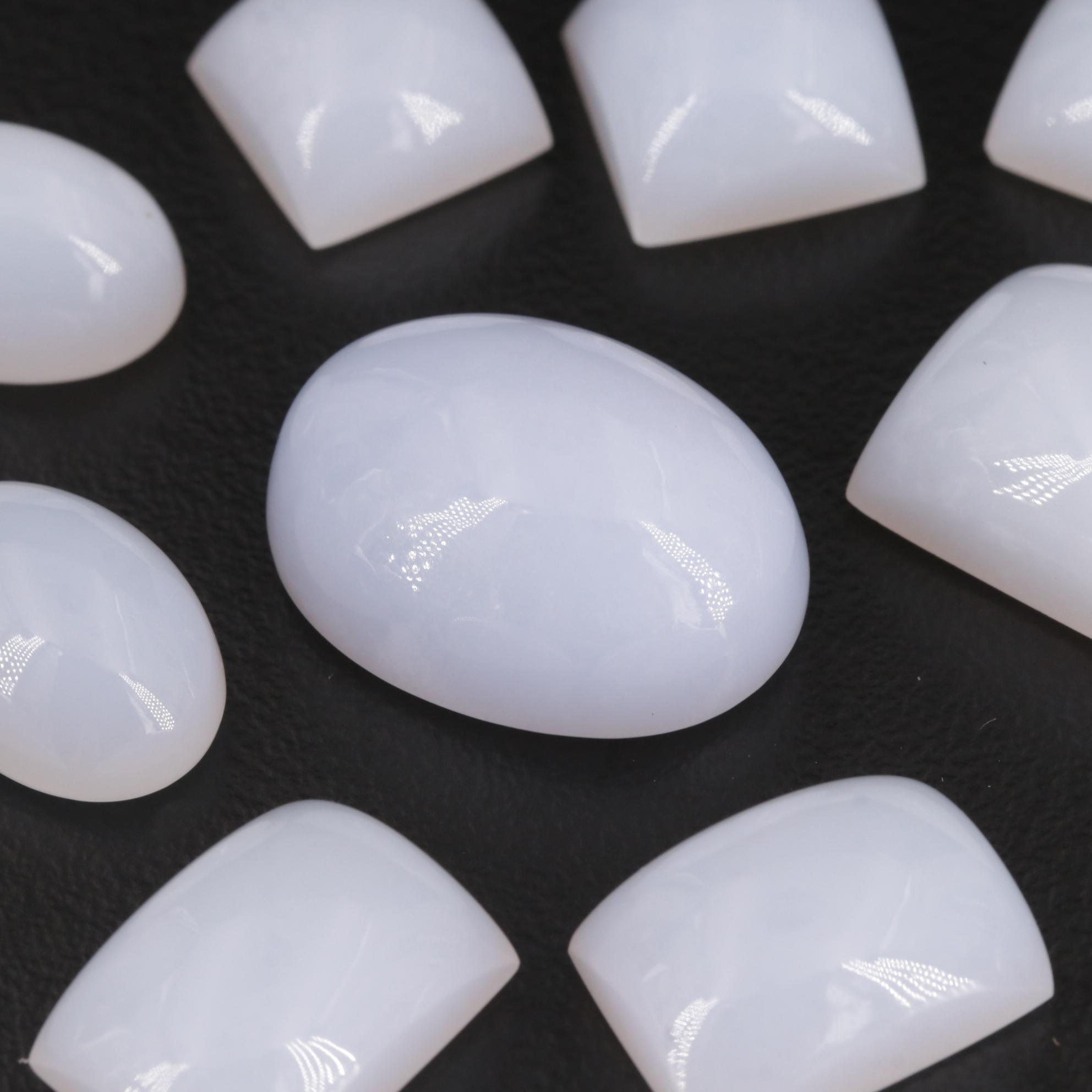 Loose 134.11 CTW Chalcedony Cabochons