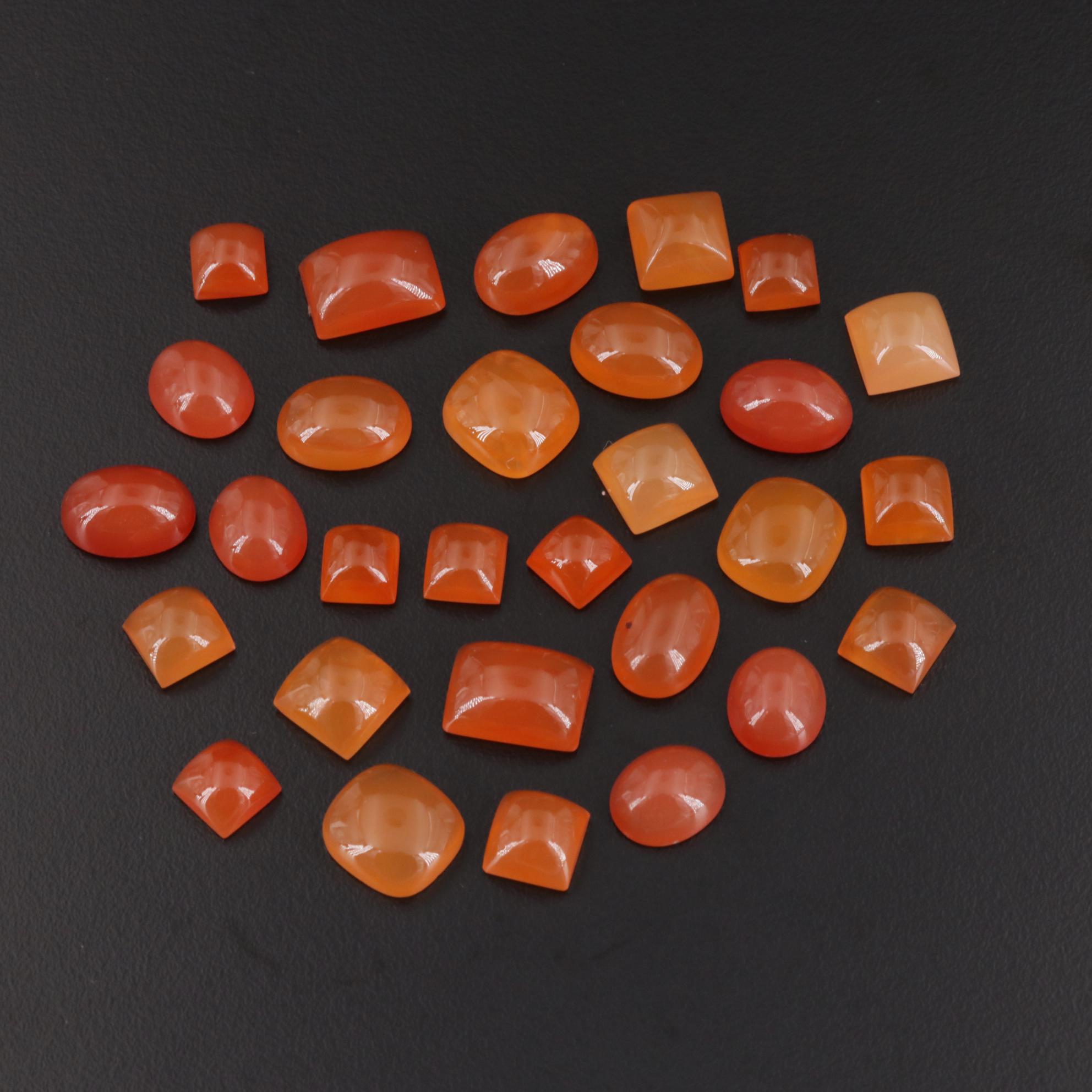 Loose 161.97 CTW Agate Cabochons