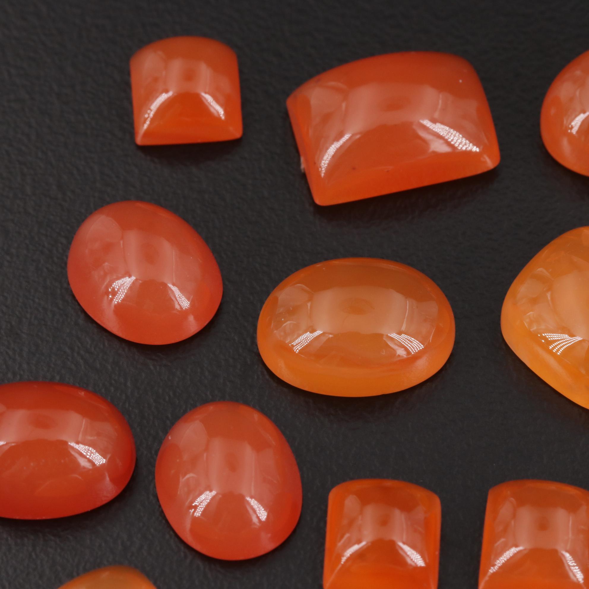 Loose 161.97 CTW Agate Cabochons