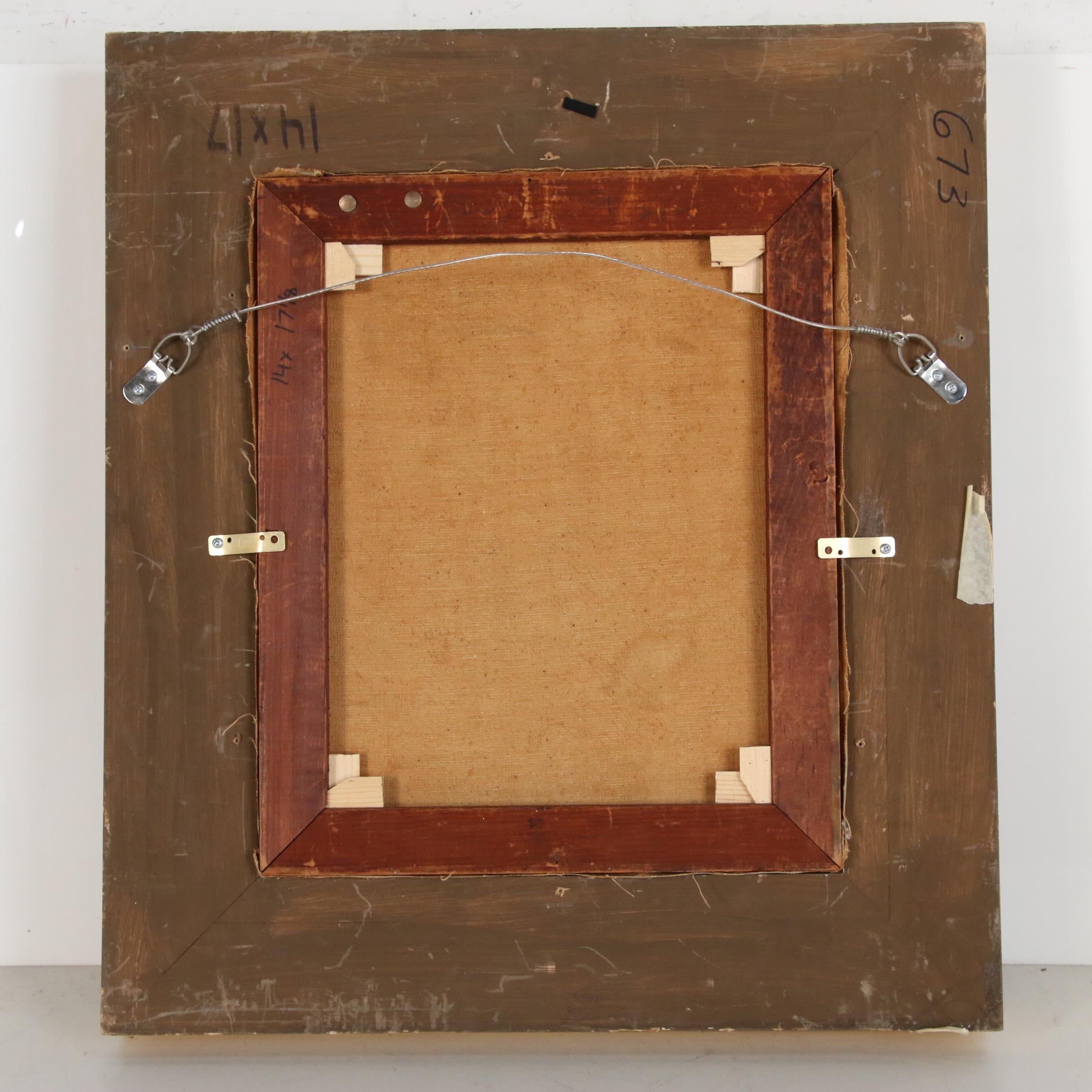 Figure Oil Painting of Standing Woman