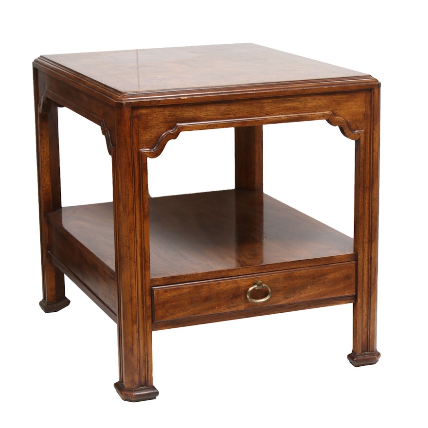 Drexel Heritage Anglo-Chinese Side Table, Mid to Late 20th Century