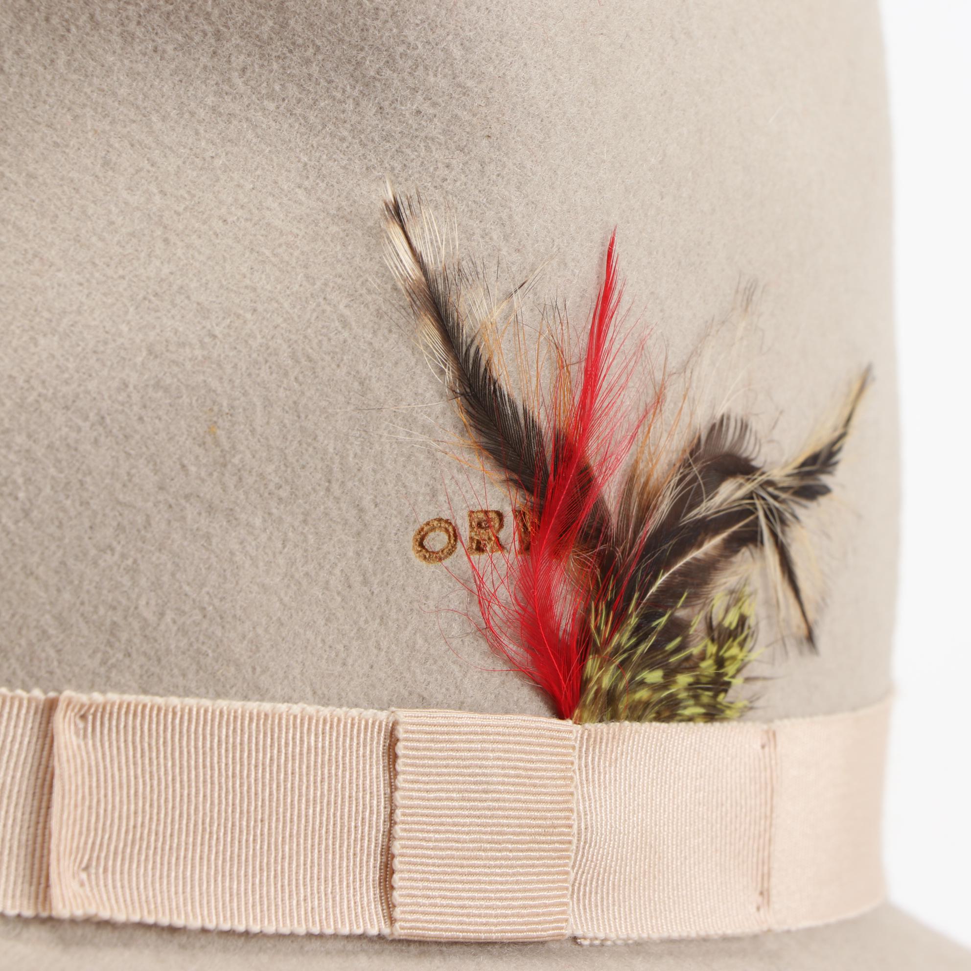 Men's Orvis Lite Felt Wool Packable Water Repellant Fedora Hats