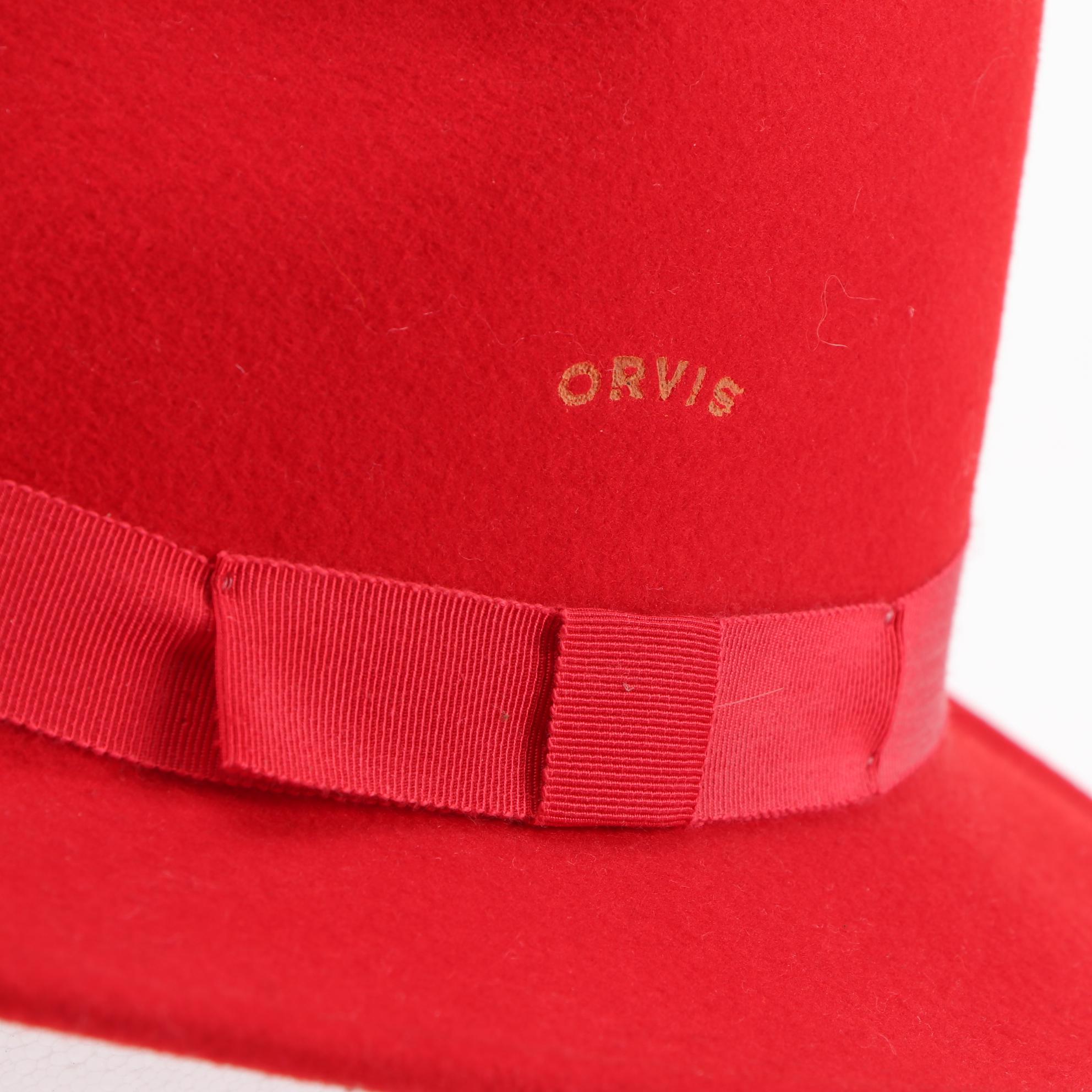 Men's Orvis Lite Felt Wool Packable Water Repellant Fedora Hats