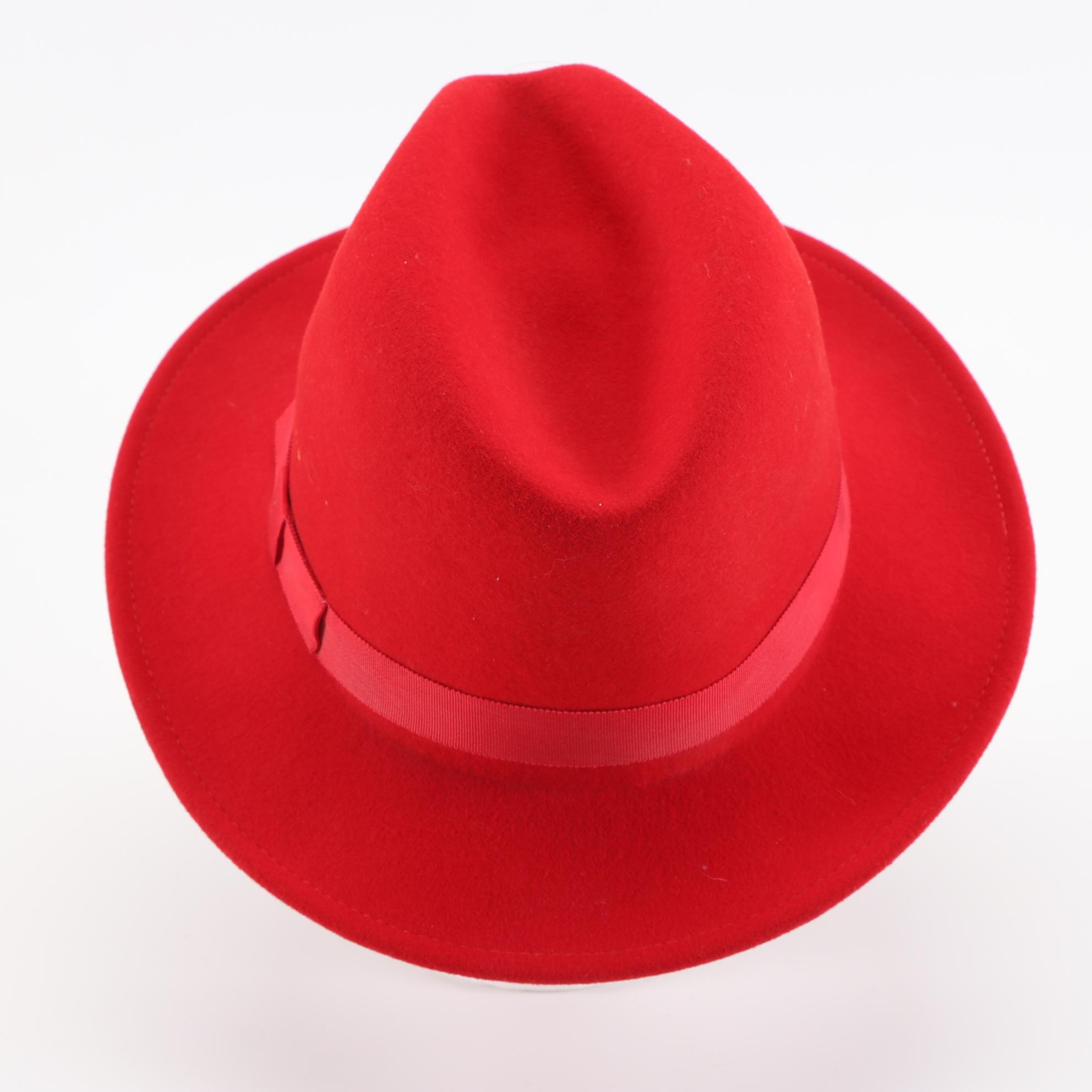 Men's Orvis Lite Felt Wool Packable Water Repellant Fedora Hats