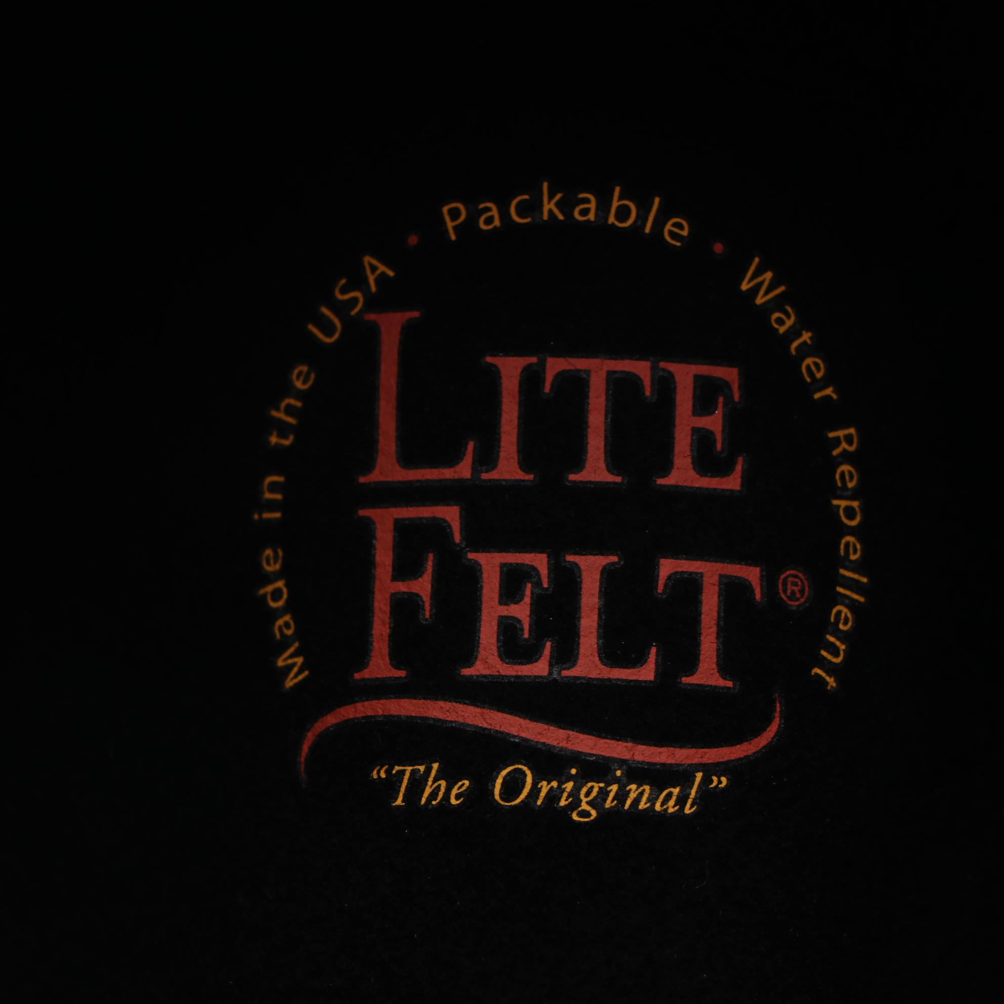 Men's Orvis Lite Felt Wool Packable Water Repellant Fedora Hats