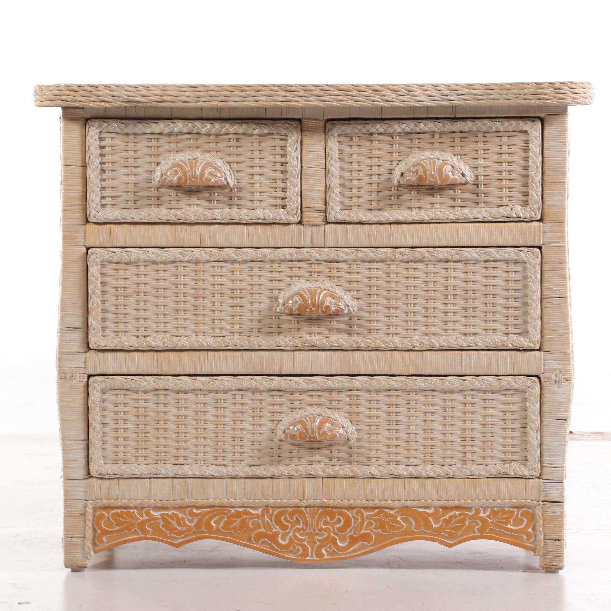 Pier 1 Imports "Jamaica" Wicker Chest of Drawers