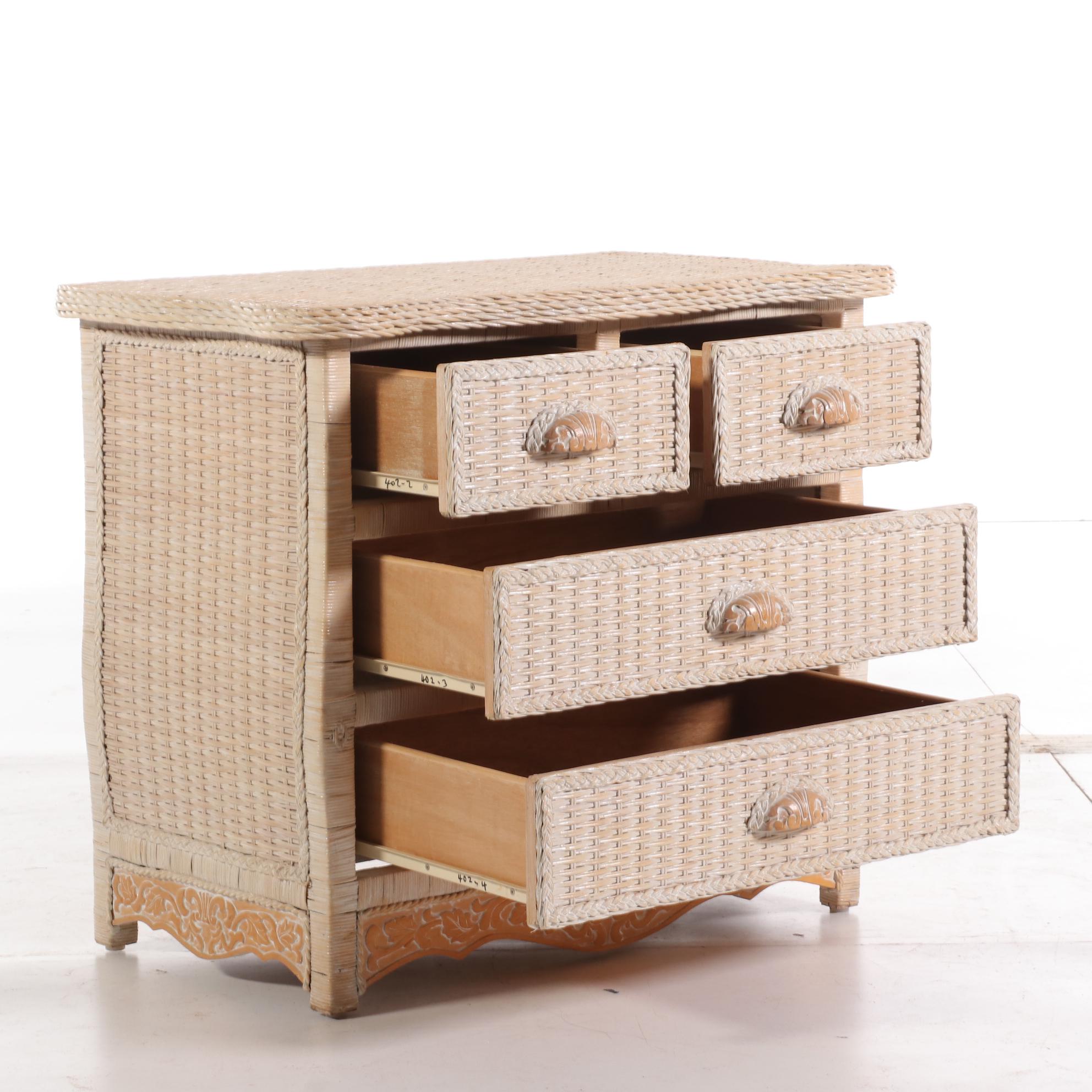 Pier 1 Imports "Jamaica" Wicker Chest of Drawers