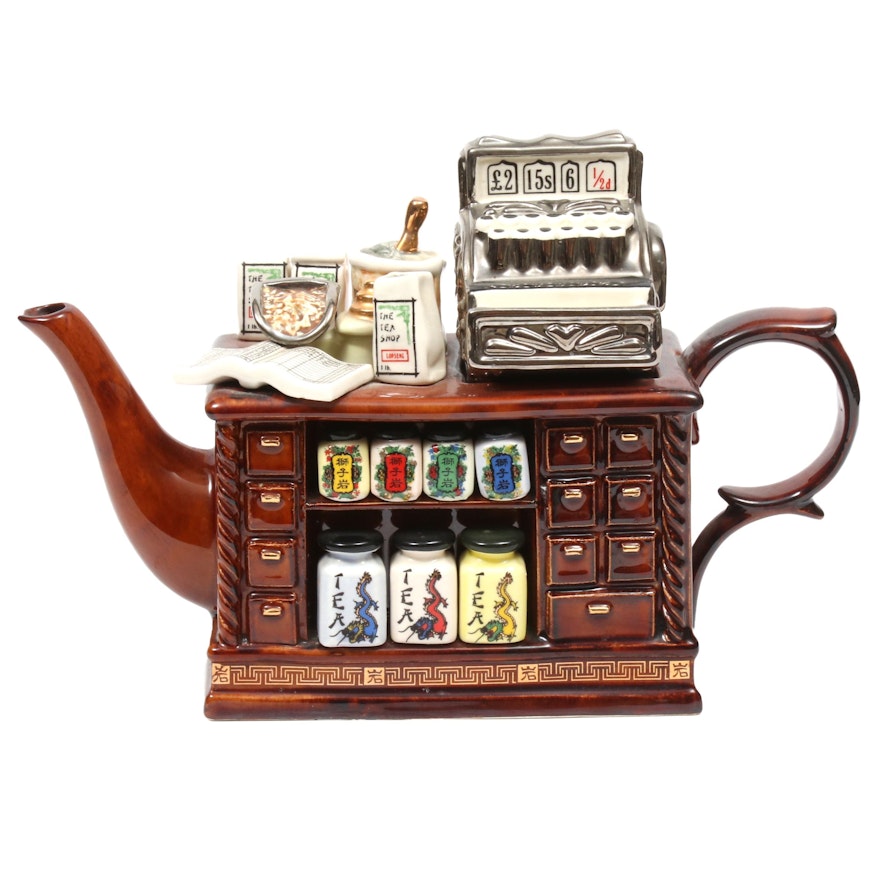Paul Cardew Design Large Tea Counter Teapot, 1990s