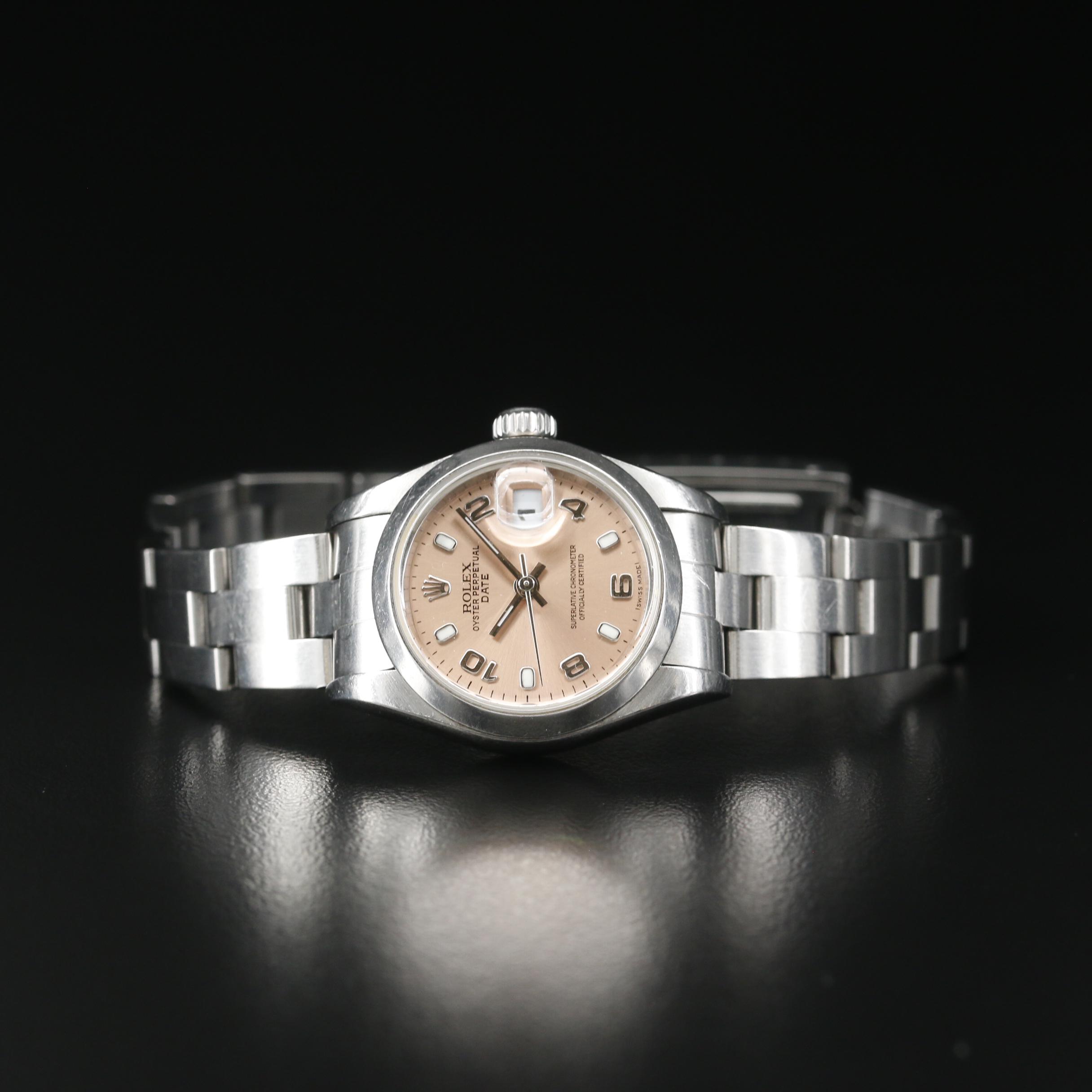 2005 Rolex Date 79160 Stainless Steel Automatic Watch