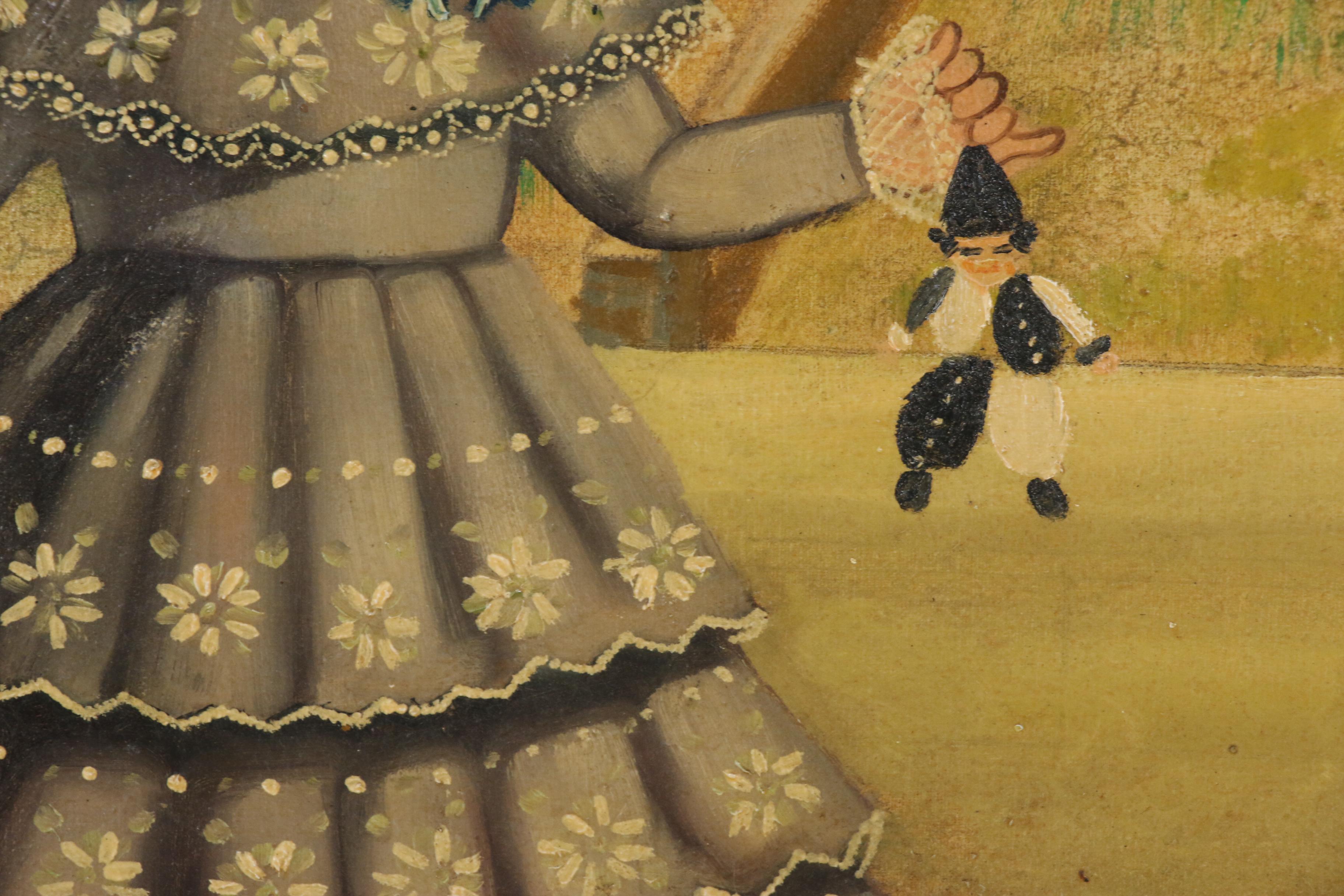 Agapito Labios Oil Painting of Young Girl