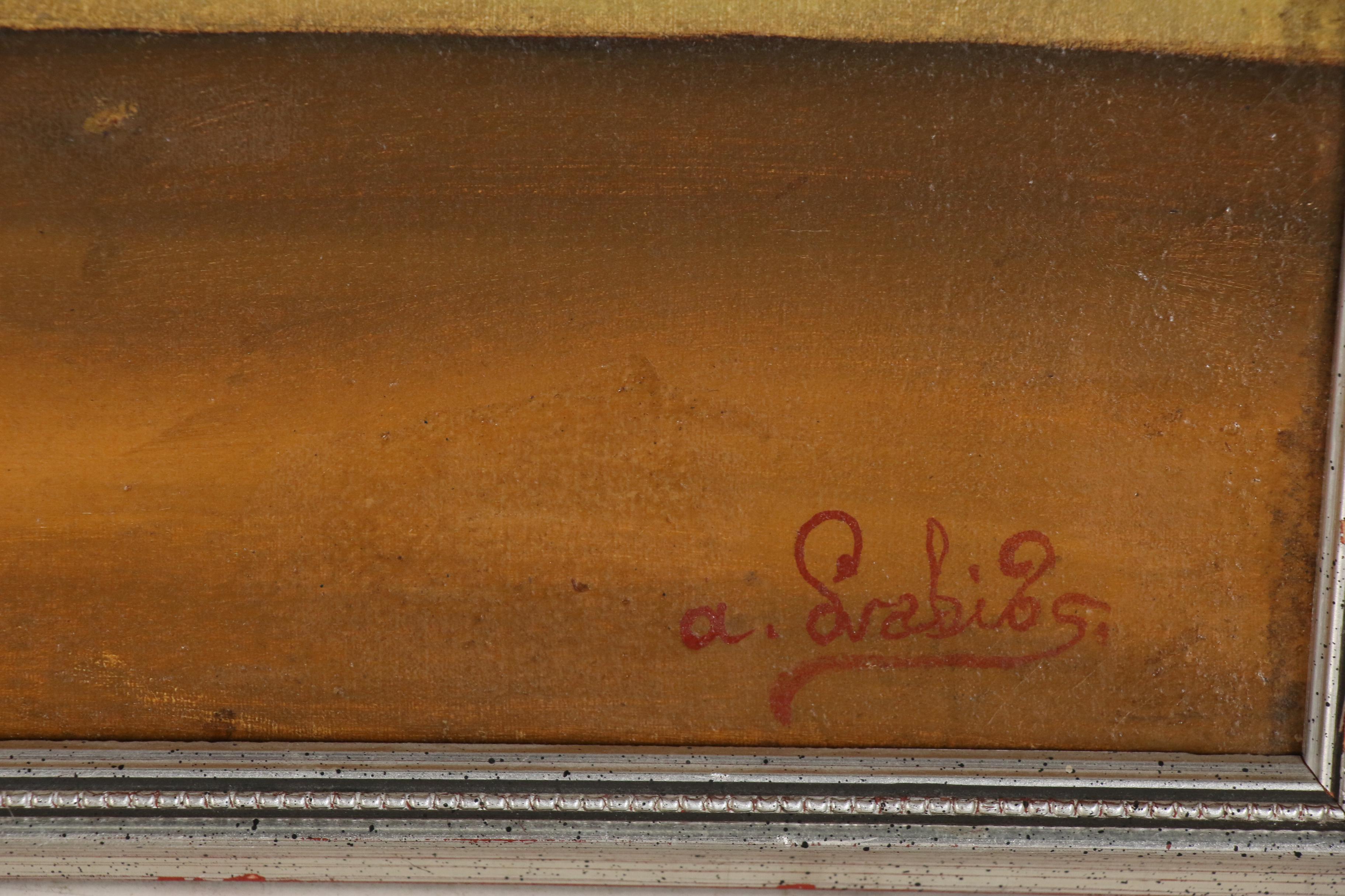 Agapito Labios Oil Painting of Young Girl