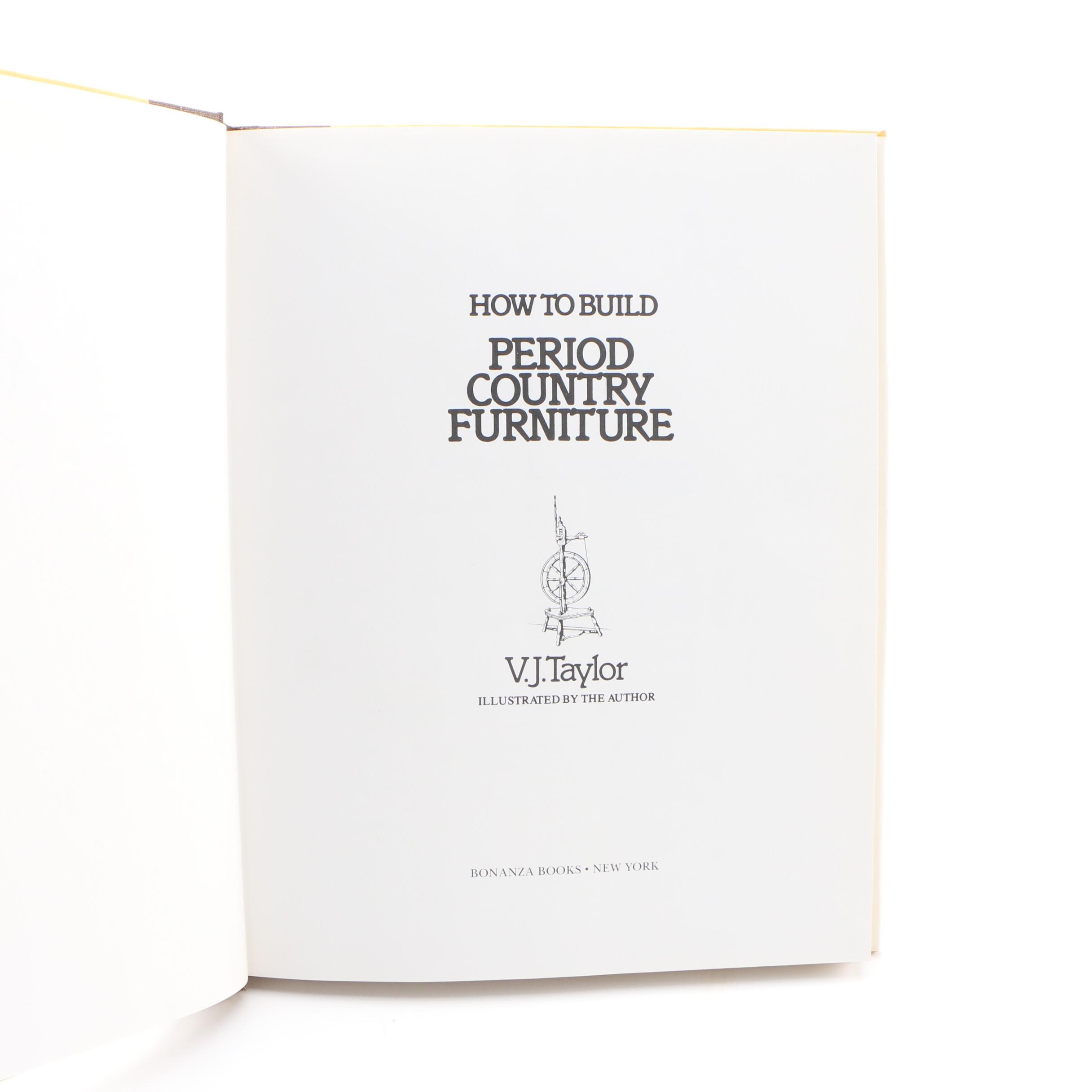 1982 Edition "With Hammer in Hand" by C. Hummel with Other Woodworking Books