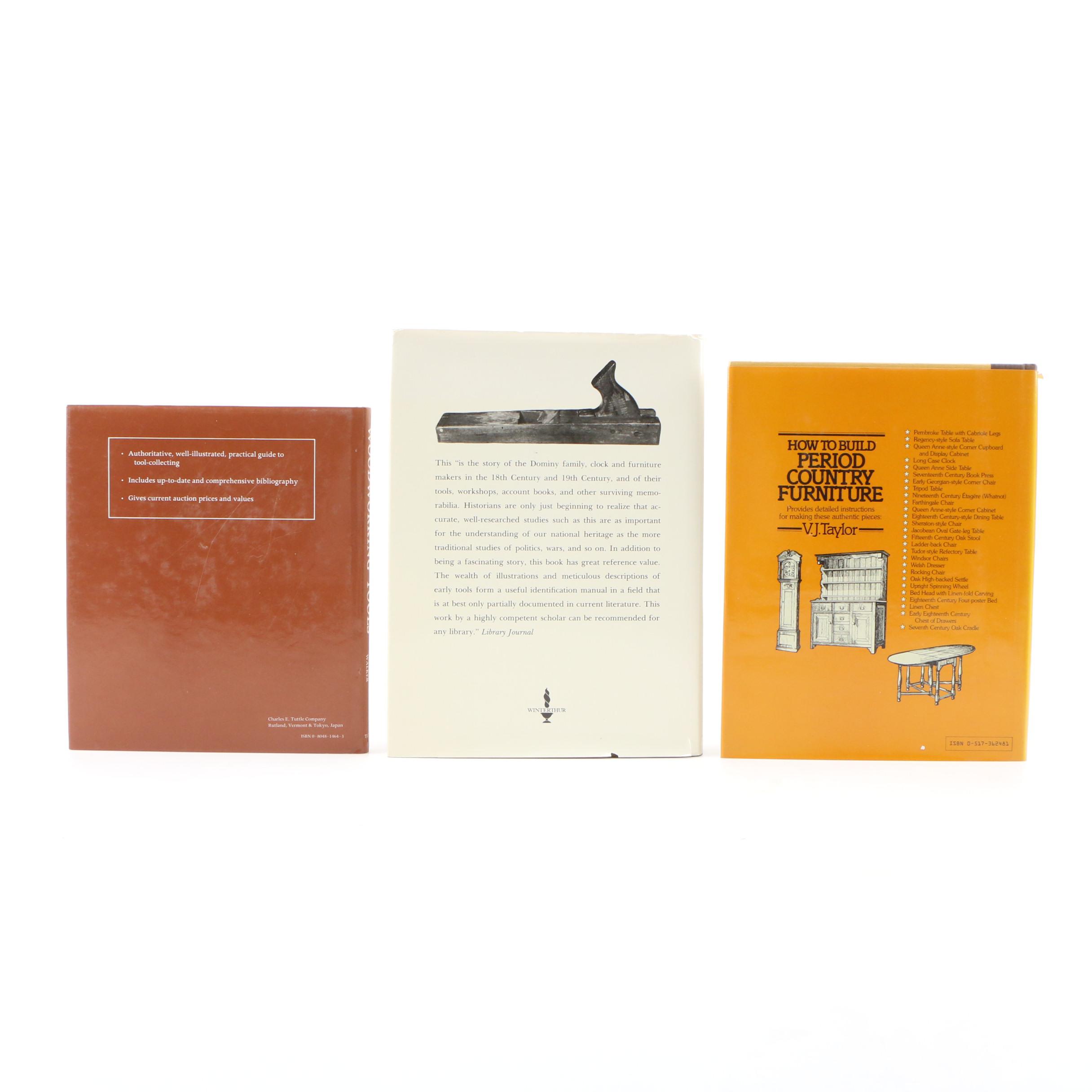 1982 Edition "With Hammer in Hand" by C. Hummel with Other Woodworking Books