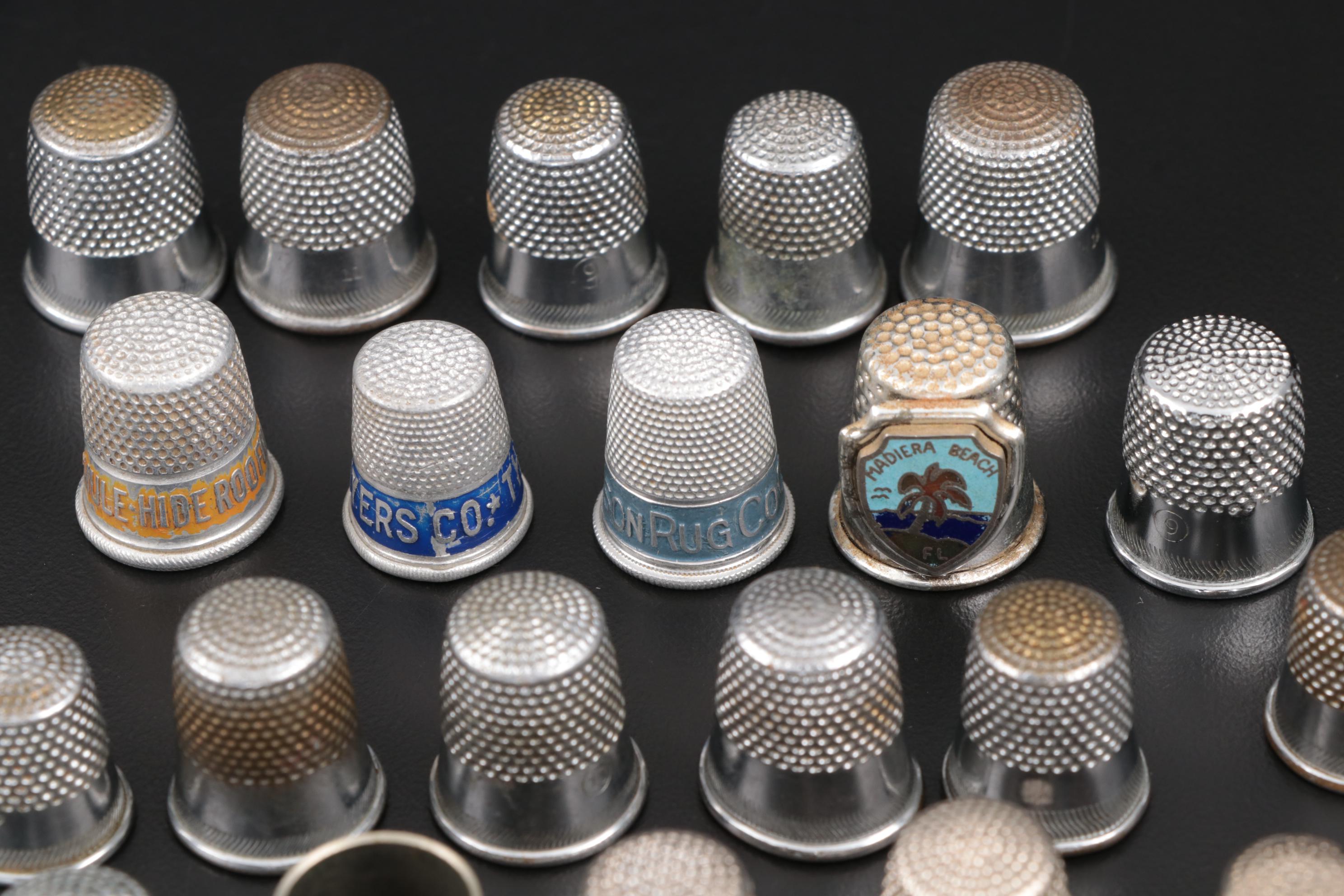 Metal and Ceramic Thimble Collection