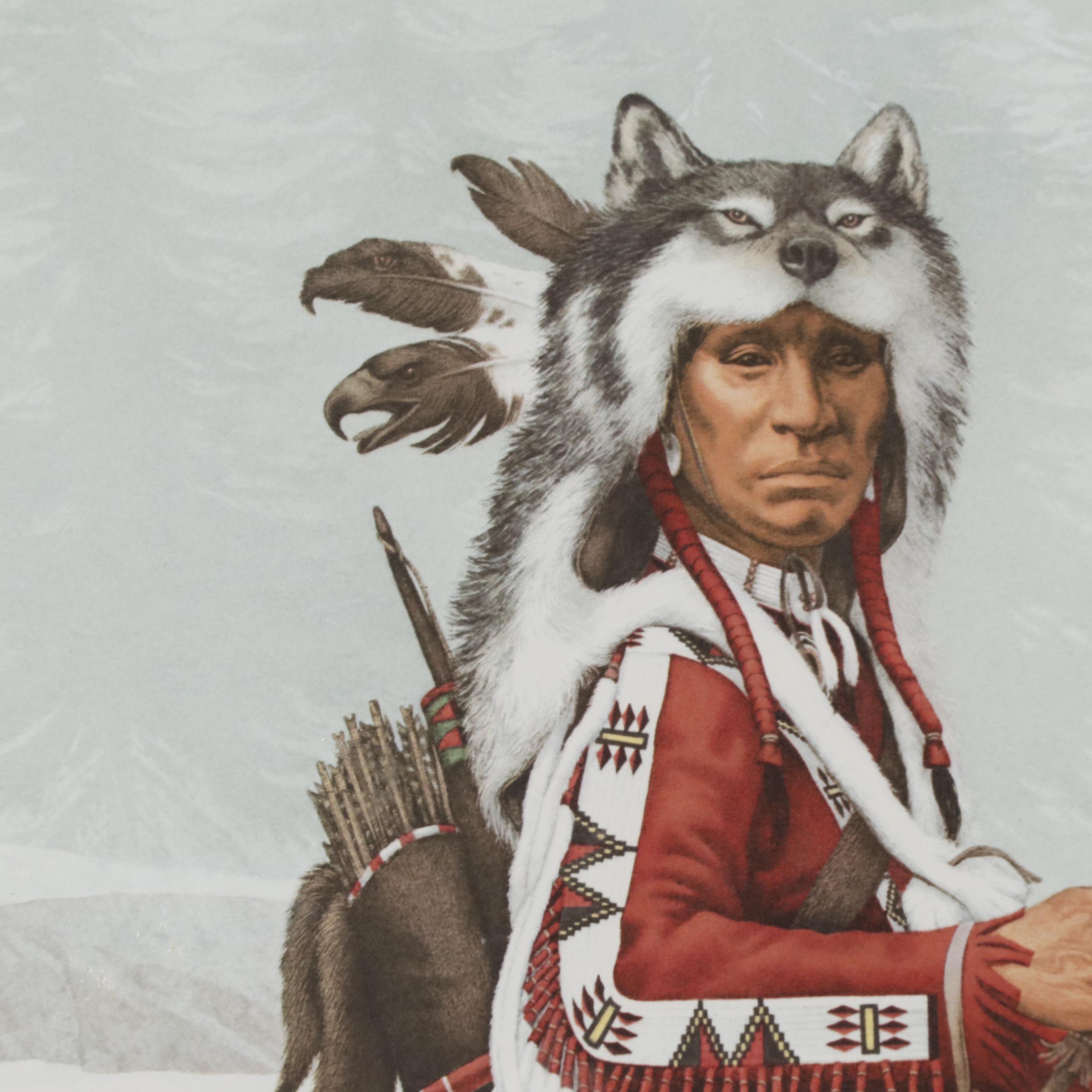 Bev Doolittle Offset Lithograph "Guardian Spirits"