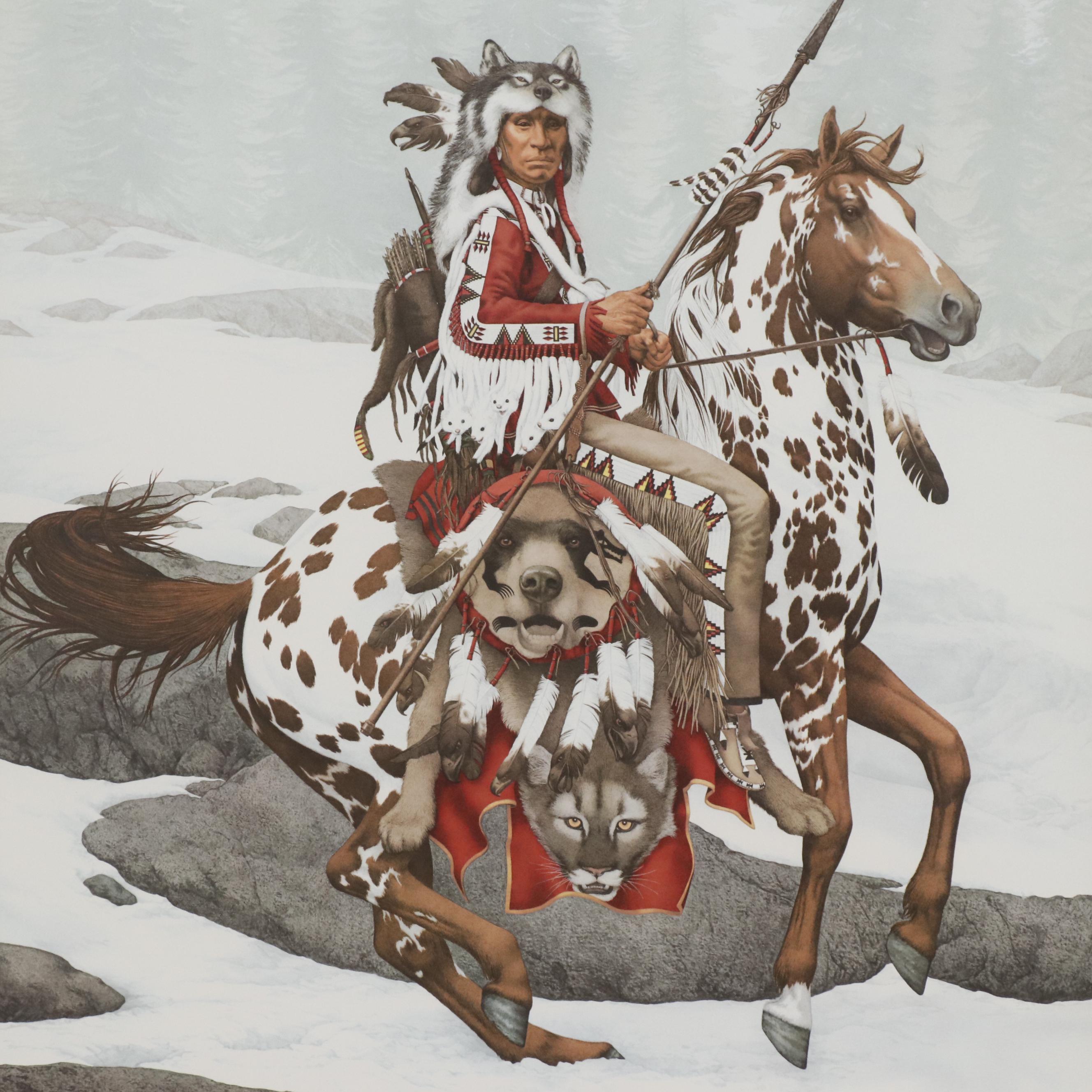 Bev Doolittle Offset Lithograph "Guardian Spirits"