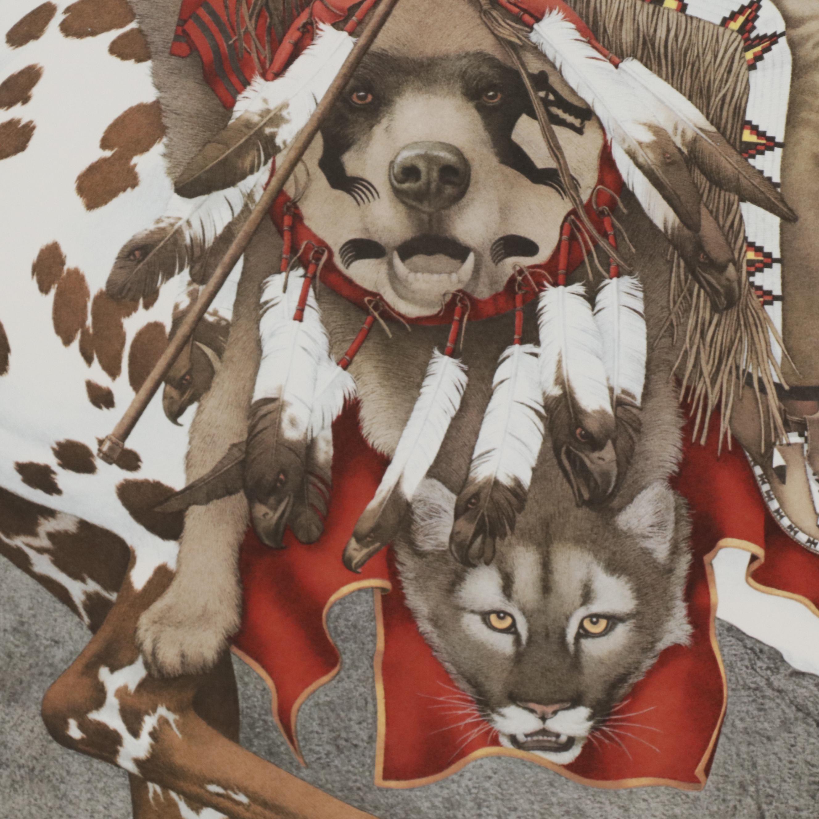 Bev Doolittle Offset Lithograph "Guardian Spirits"