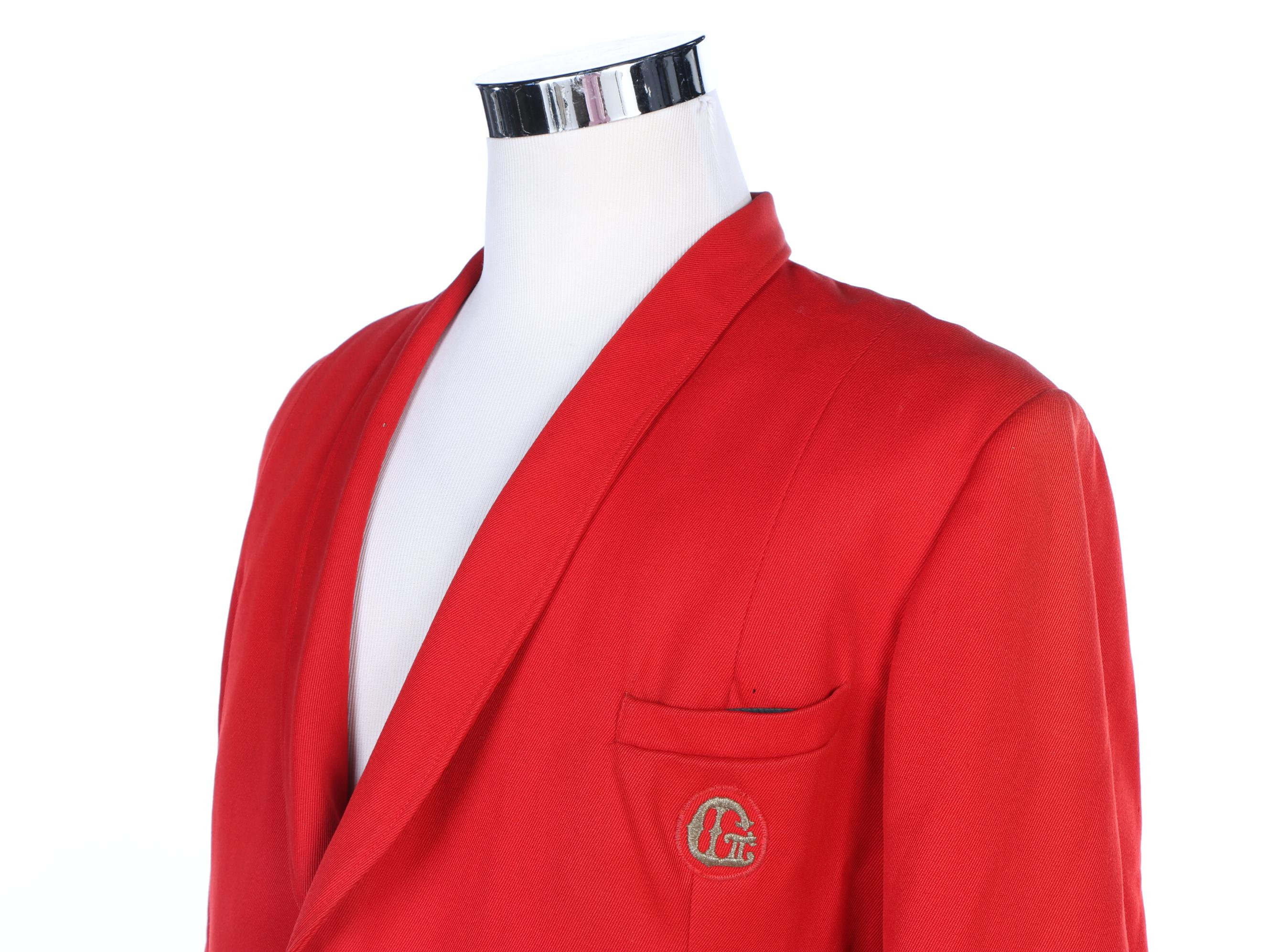 Stanbury & Company Band Uniform Jacket in Red with Sleeve Stripes, Vintage