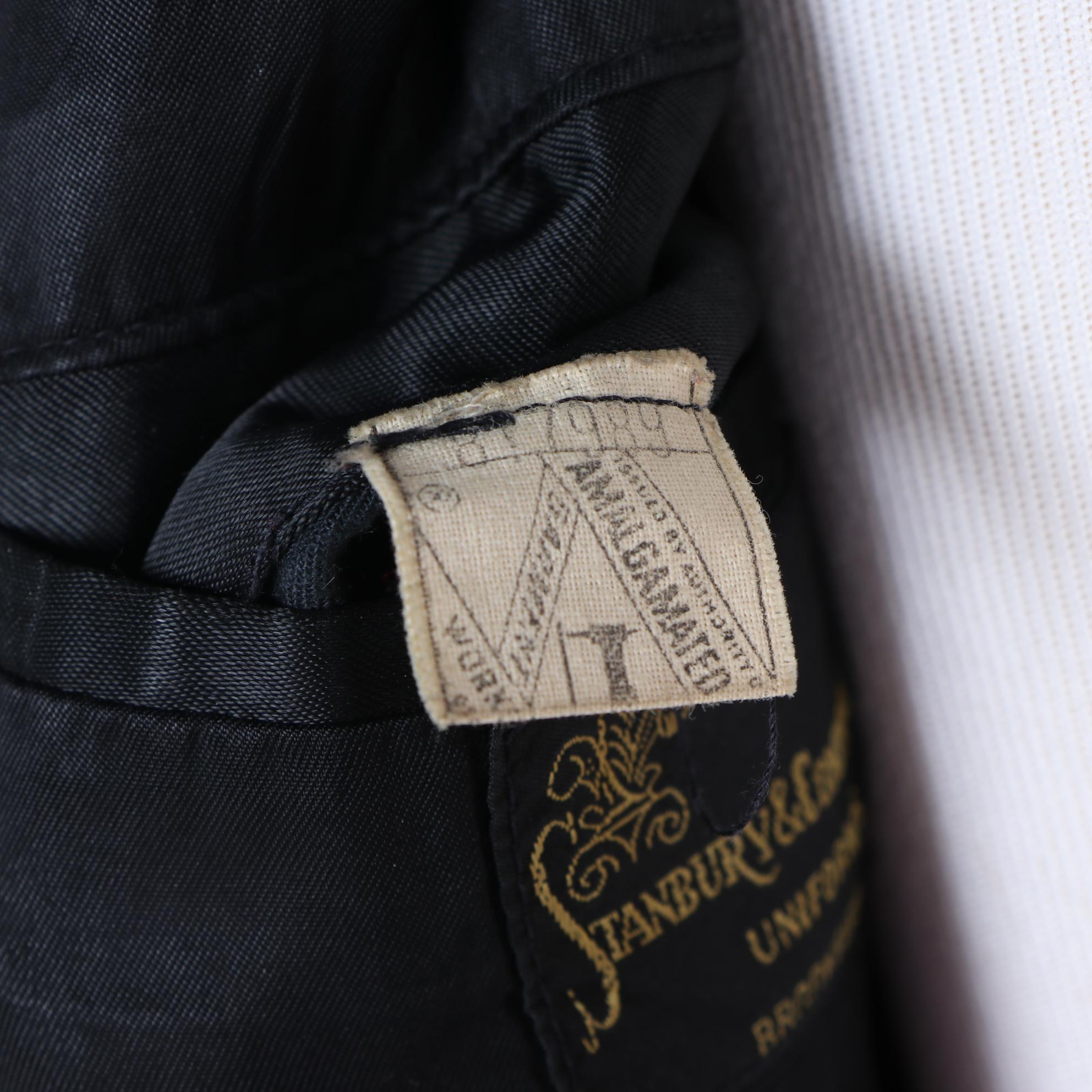 Stanbury & Company Band Uniform Jacket in Red with Sleeve Stripes, Vintage