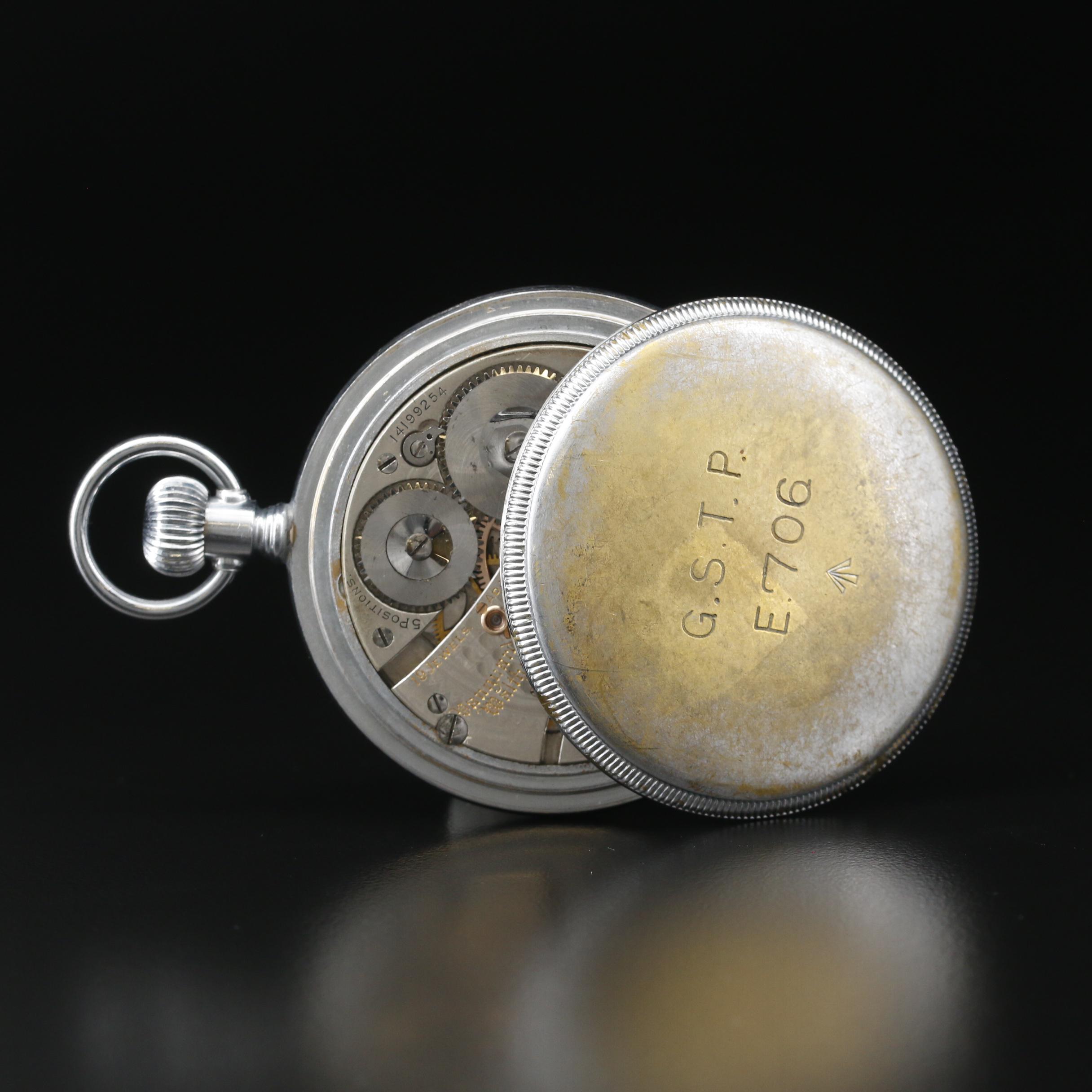 Antique Waltham U.K. Military Issue Pocket Watch, 1904