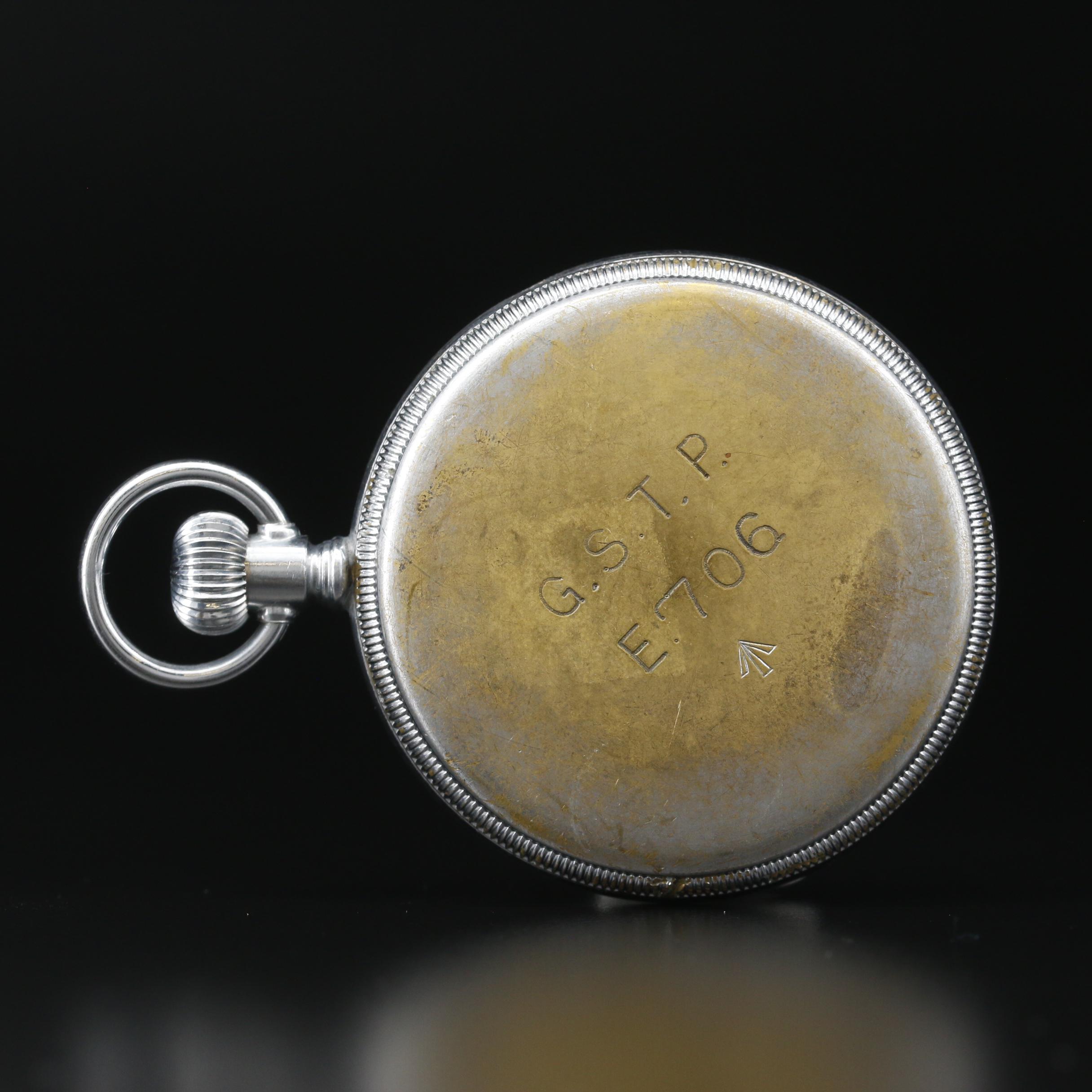 Antique Waltham U.K. Military Issue Pocket Watch, 1904