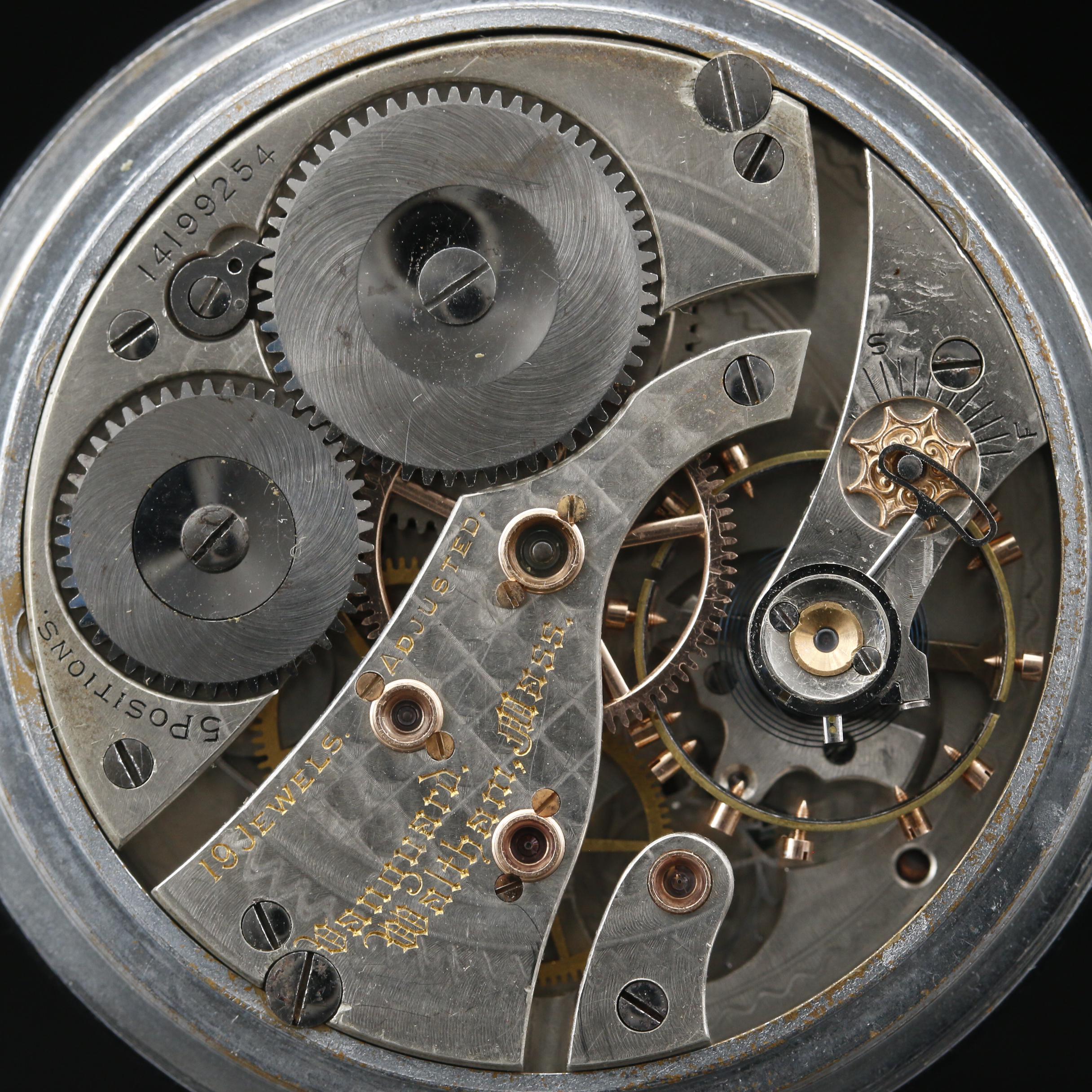 Antique Waltham U.K. Military Issue Pocket Watch, 1904