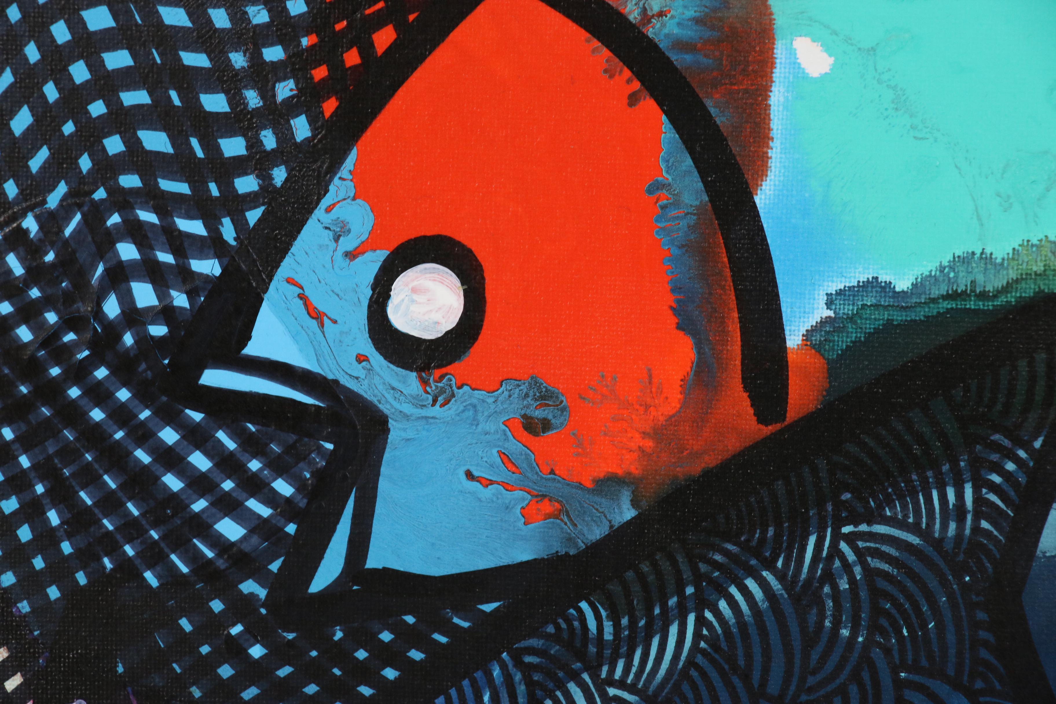 Abiola Idowu Mixed Media Painting "Leviticus"