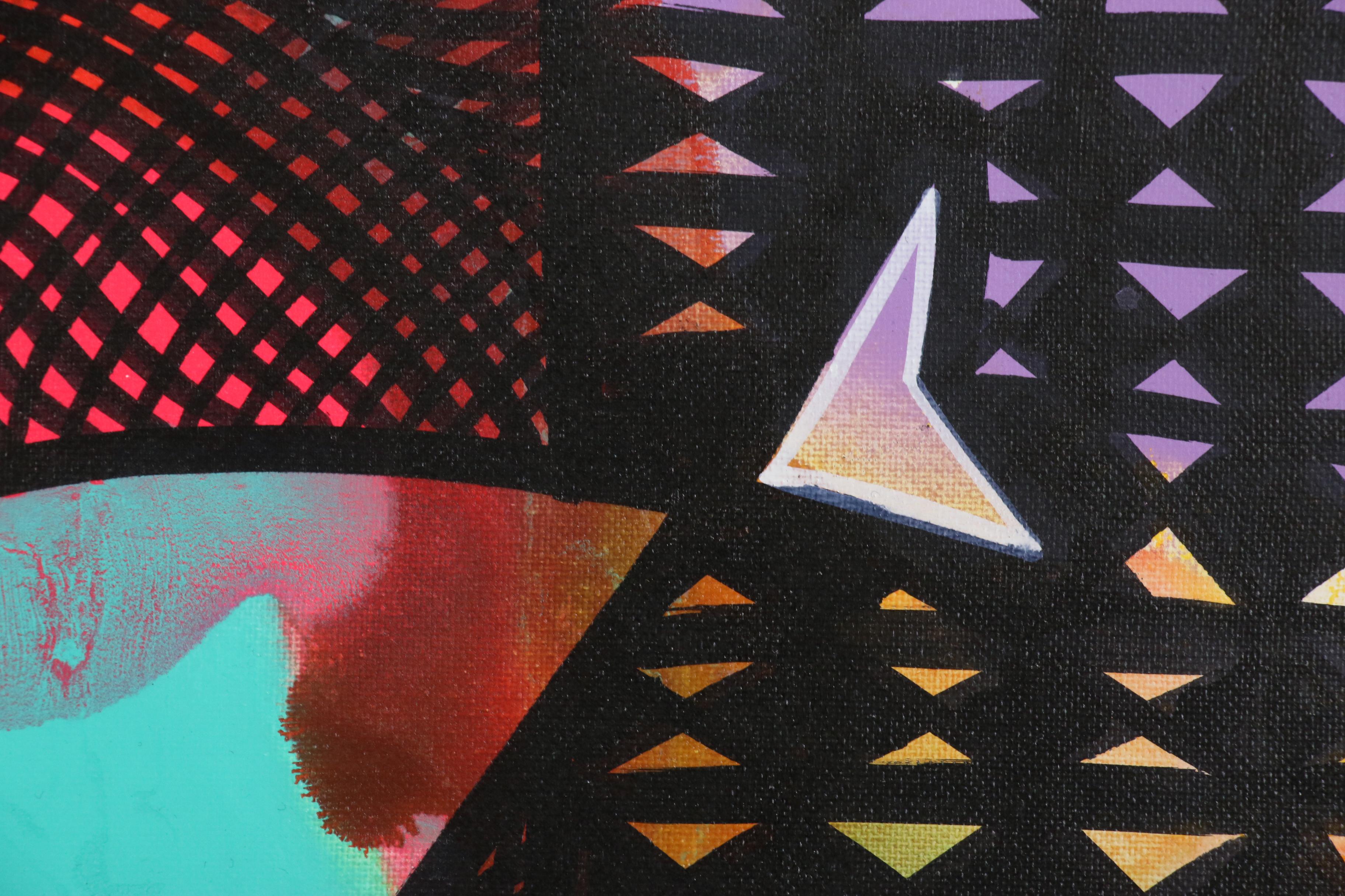 Abiola Idowu Mixed Media Painting "Leviticus"